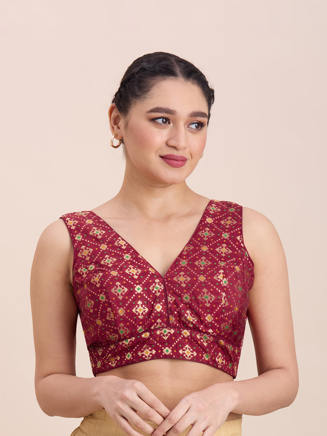 Brocade Silk Blouse