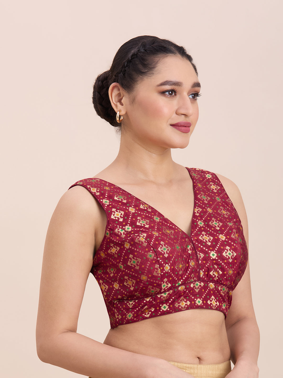 Brocade Silk Blouse