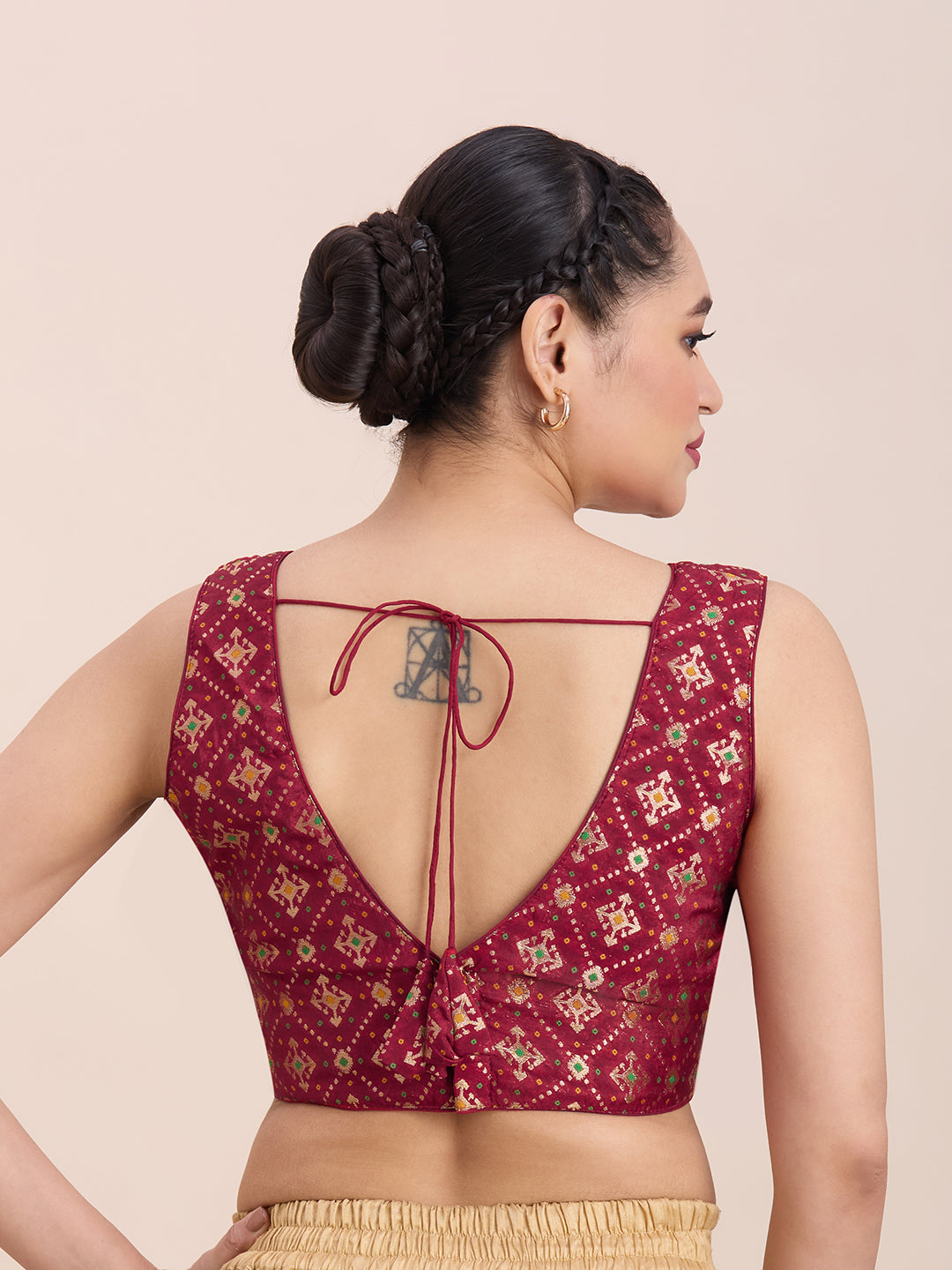 Brocade Silk Blouse