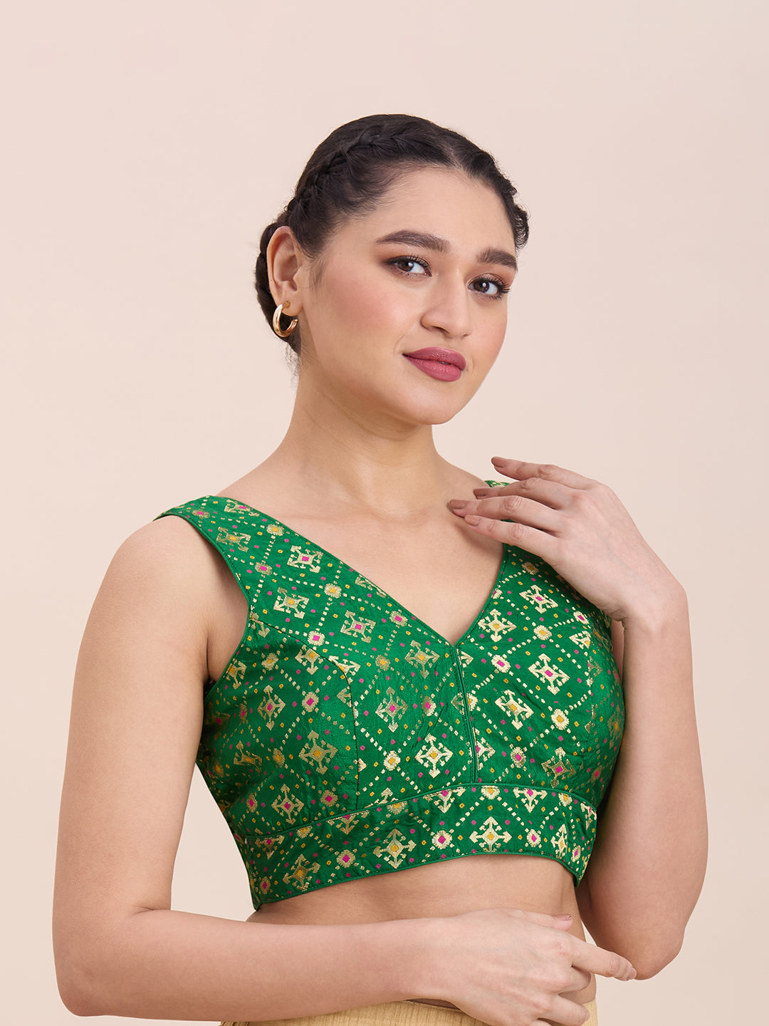 Brocade Silk Blouse