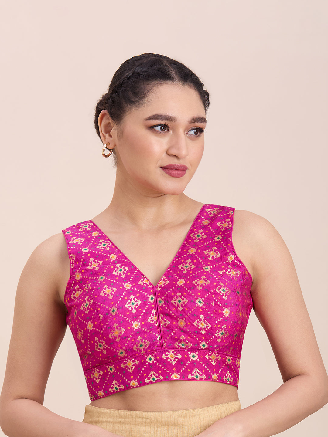 Brocade Silk Blouse