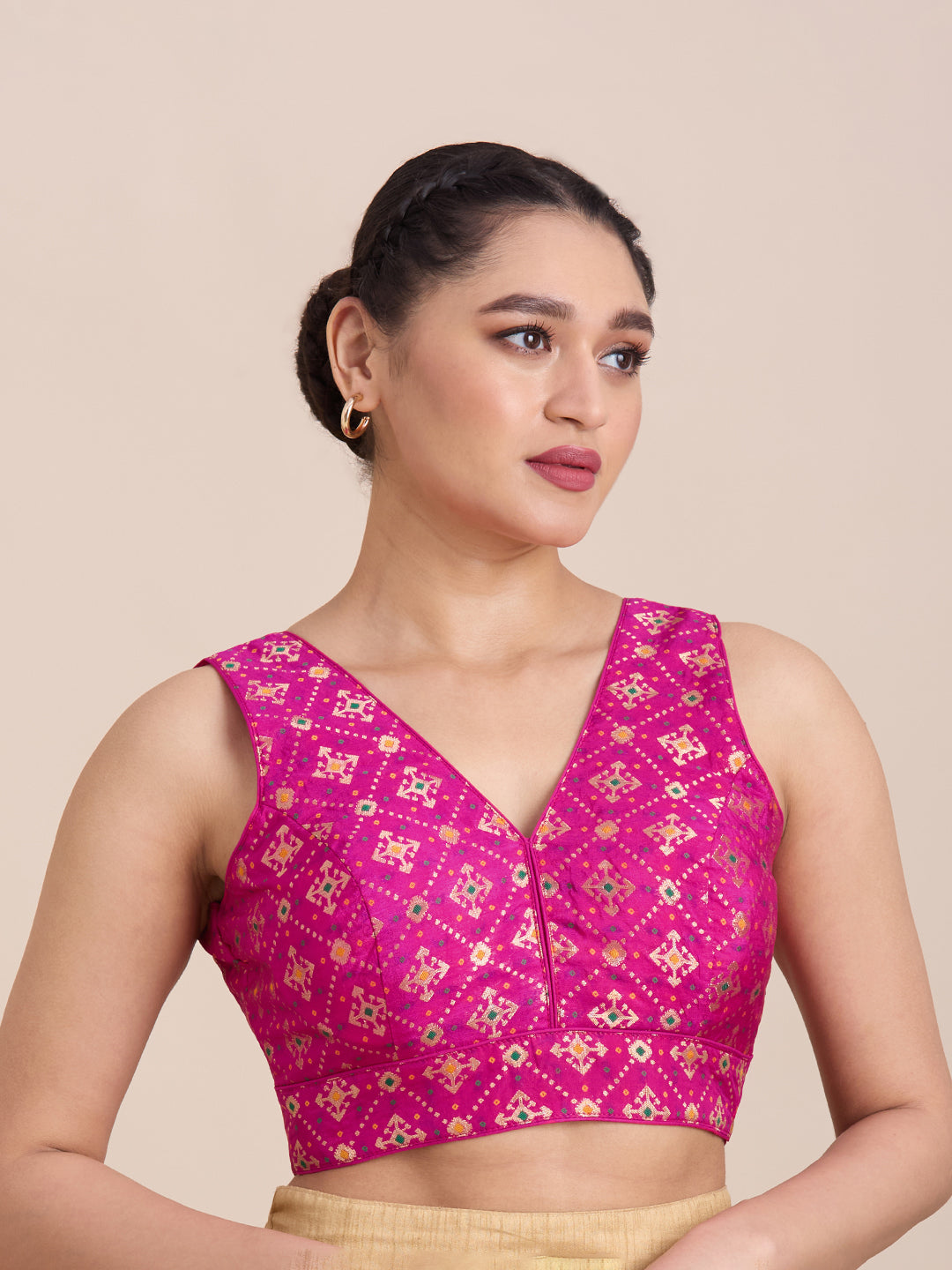 Brocade Silk Blouse