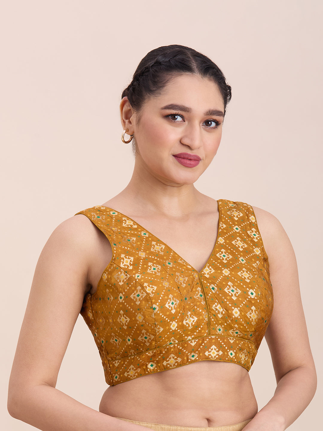 Brocade Silk Blouse