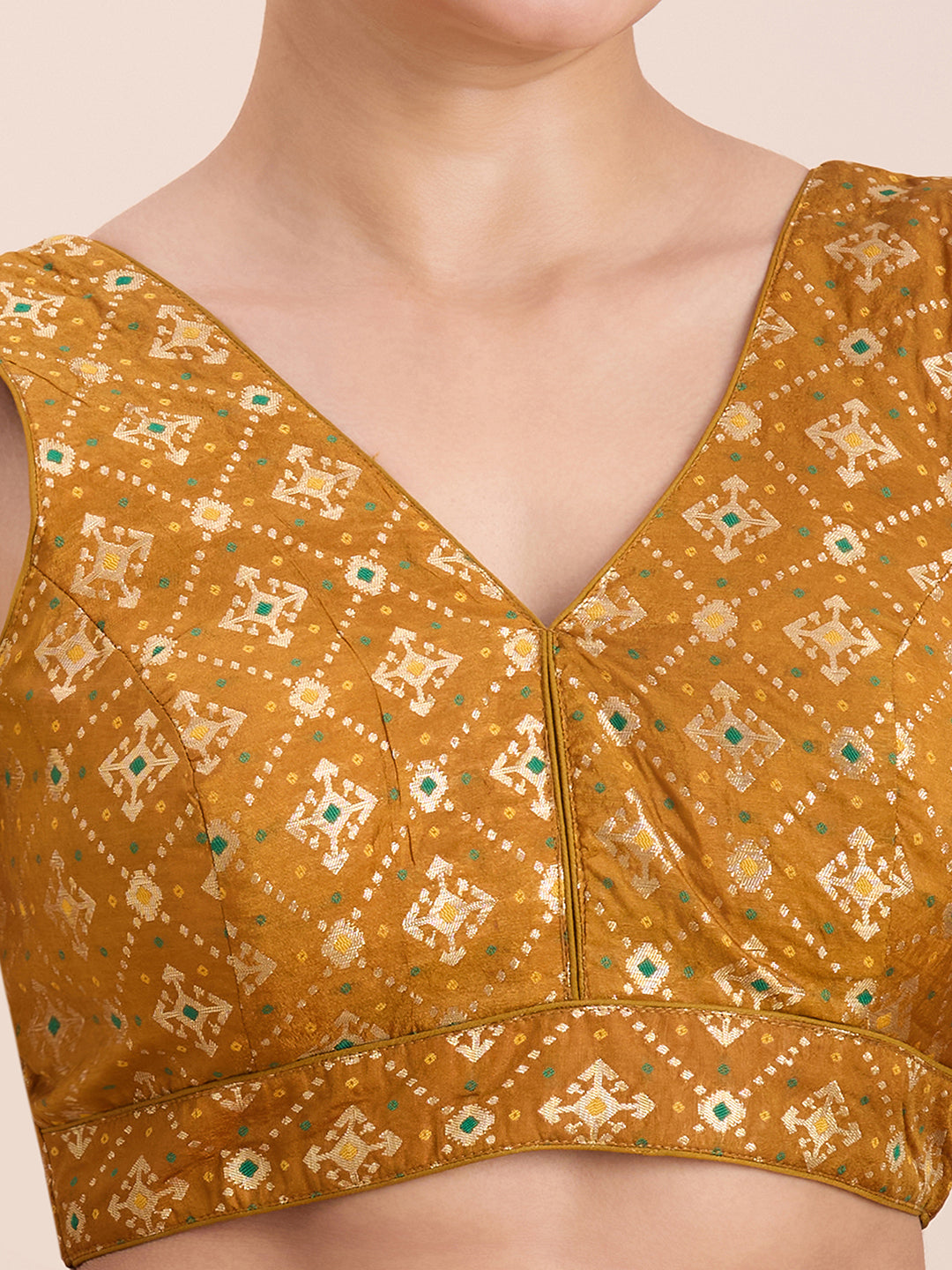 Brocade Silk Blouse