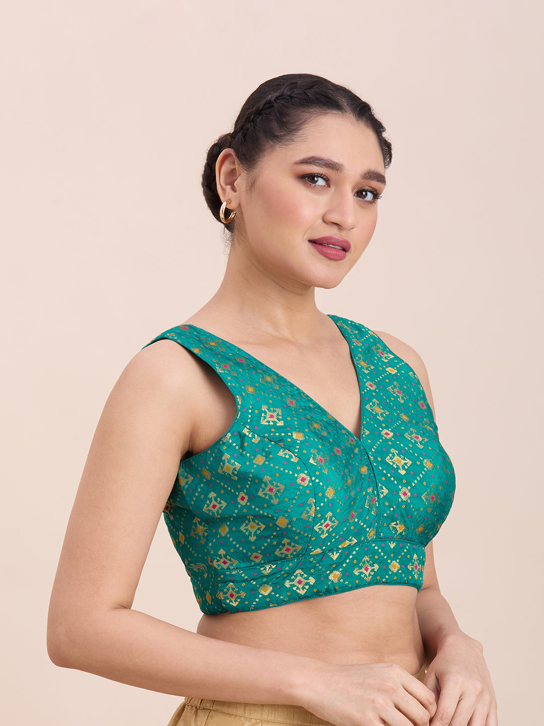Brocade Silk Blouse