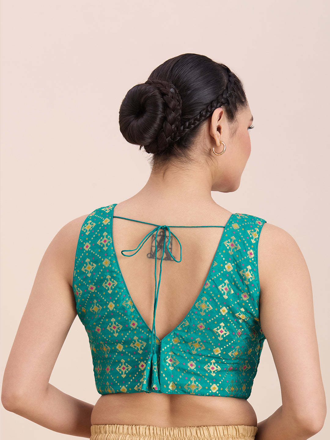 Brocade Silk Blouse