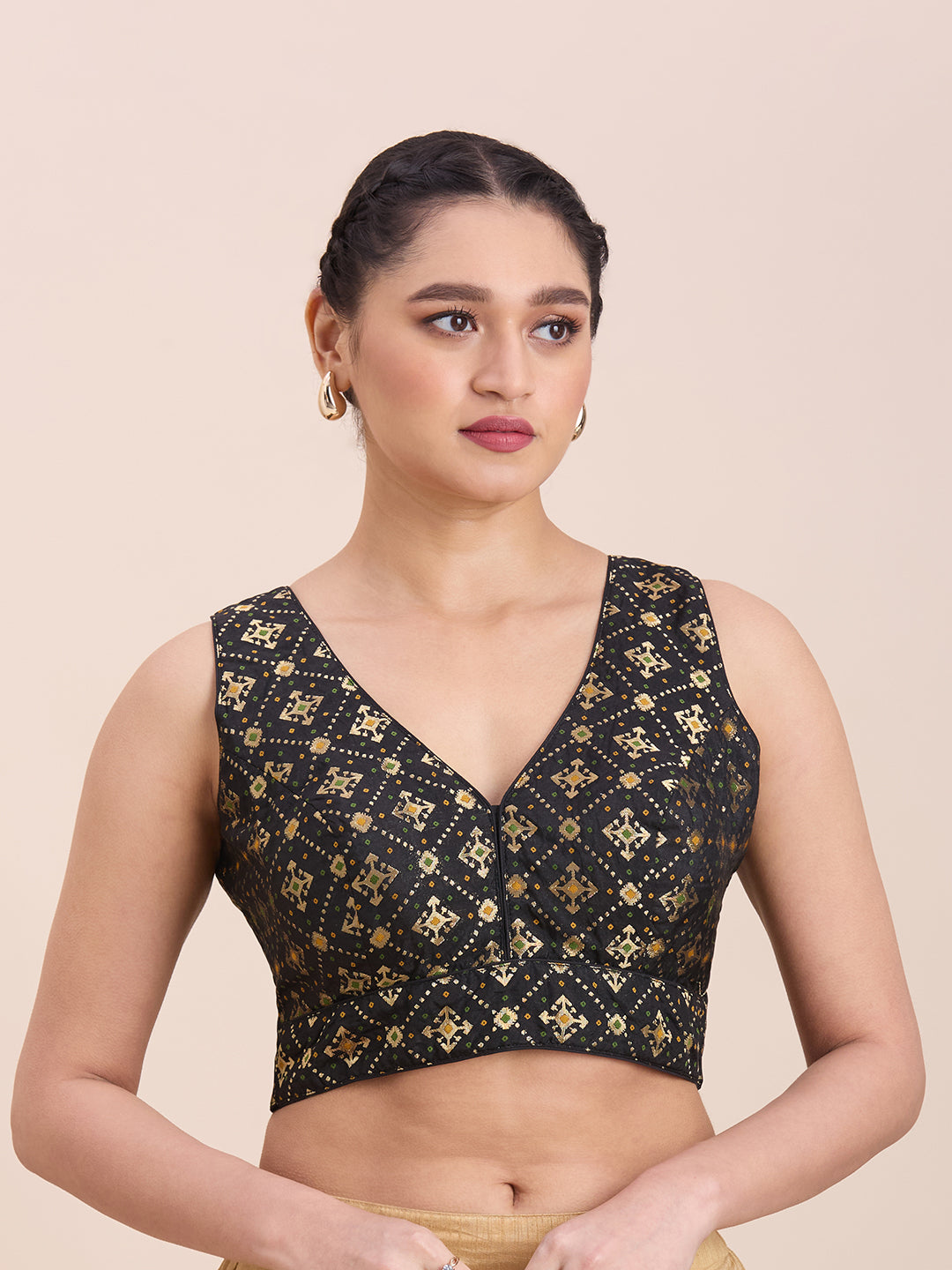 Brocade Silk Blouse