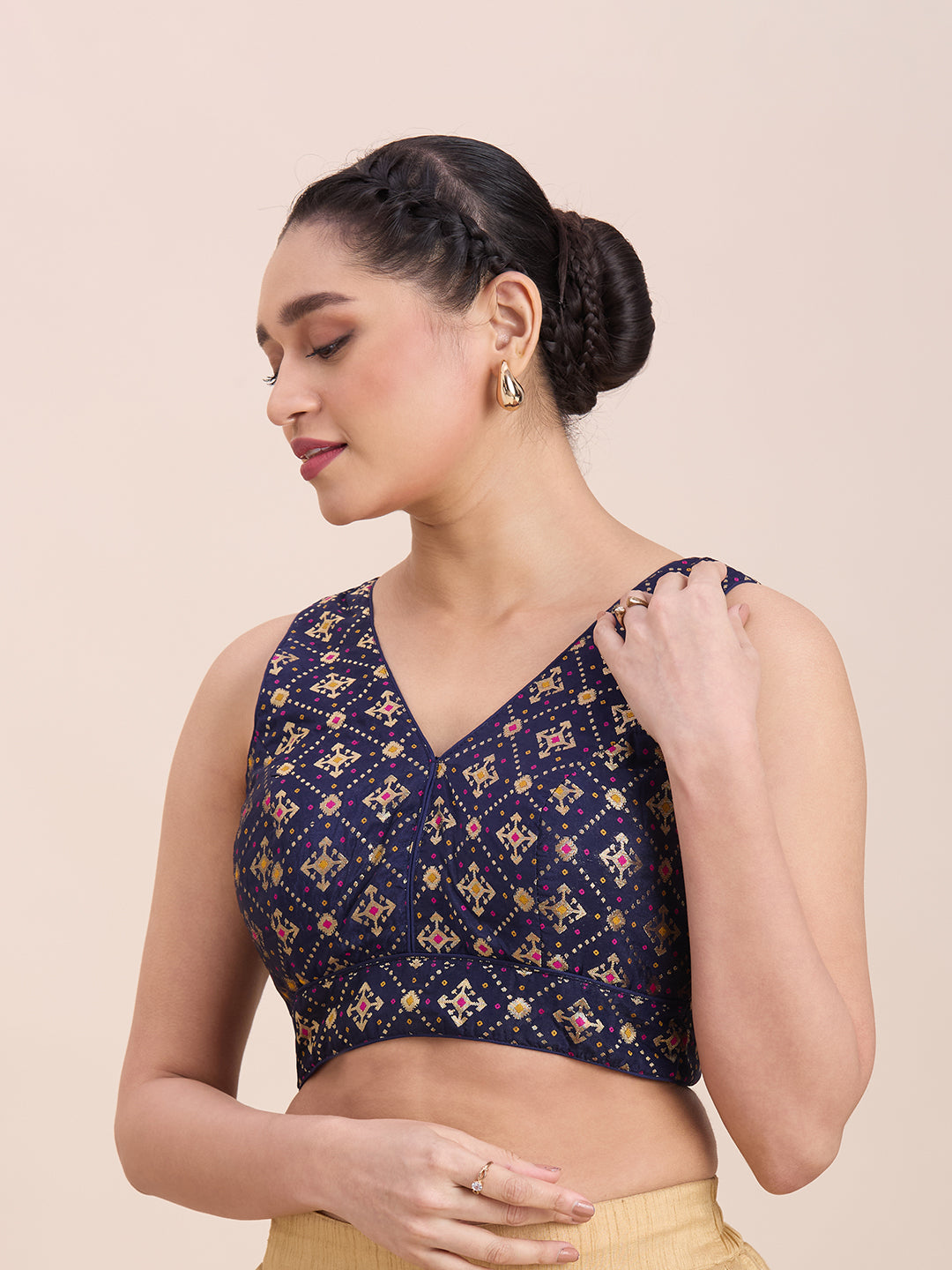 Brocade Silk Blouse