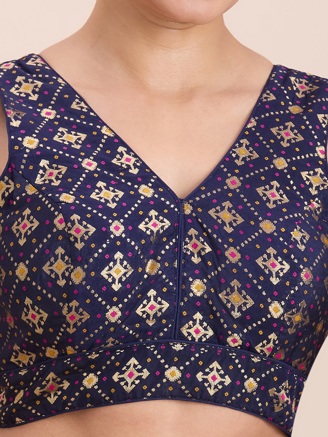 Brocade Silk Blouse
