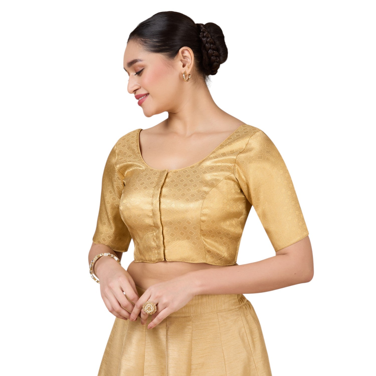 Brocade Silk Blouse