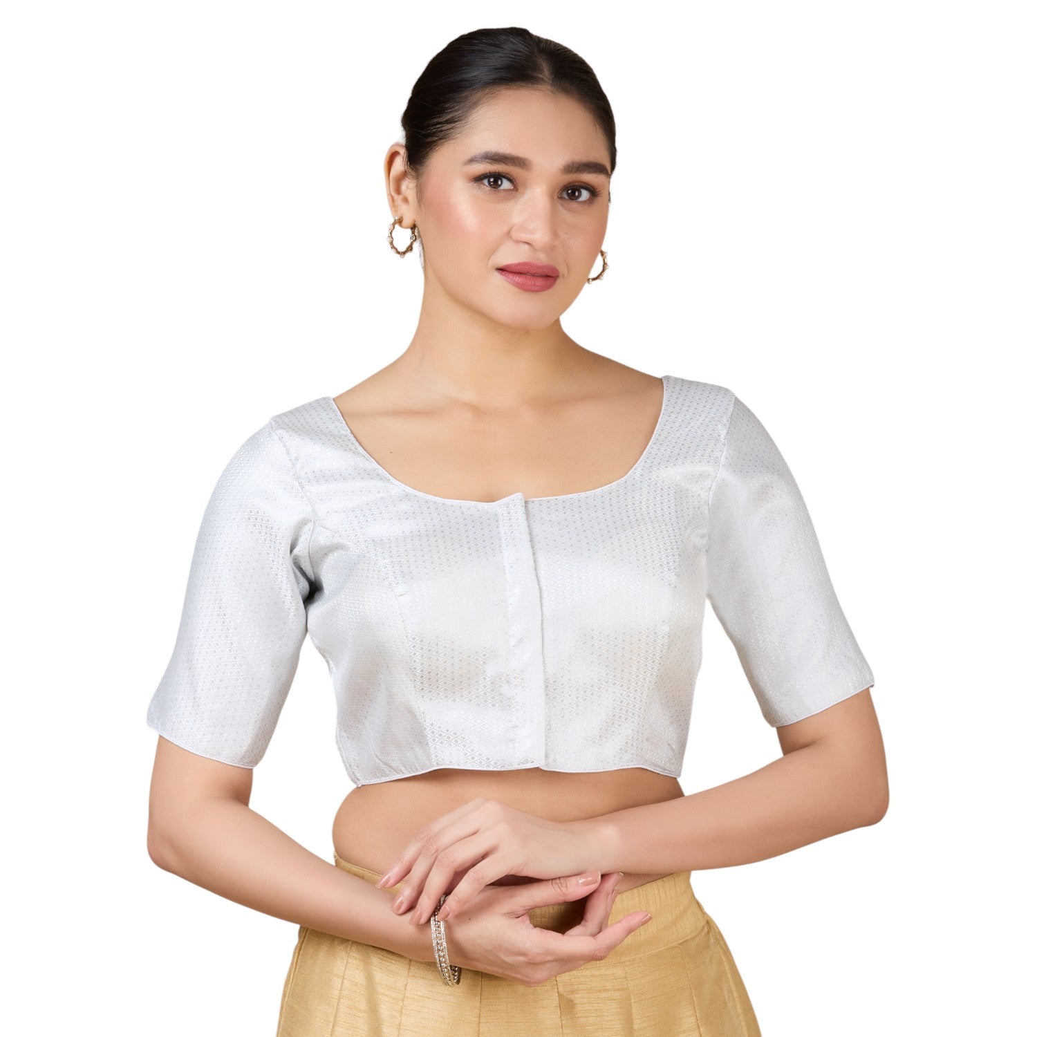 Brocade Silk Blouse