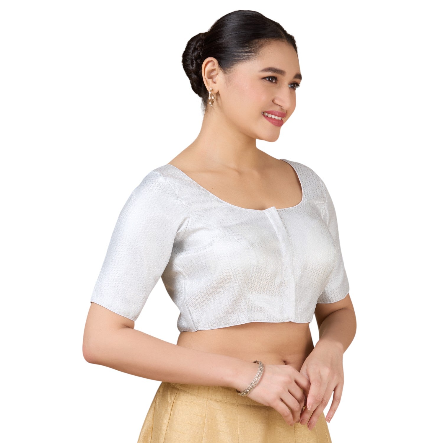 Brocade Silk Blouse