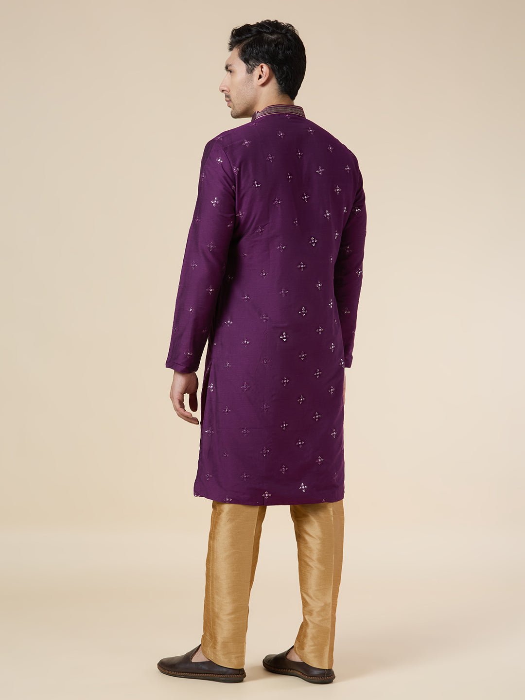 Mens Silk Kurta Set