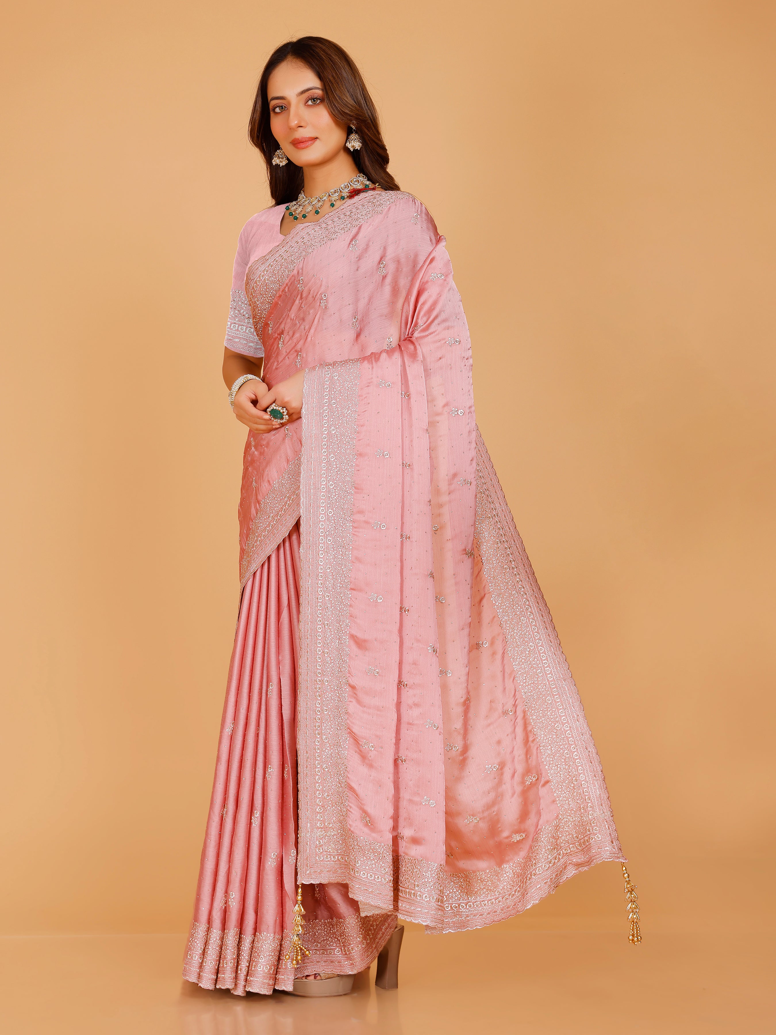 Aadhya Silk Embroidered Saree