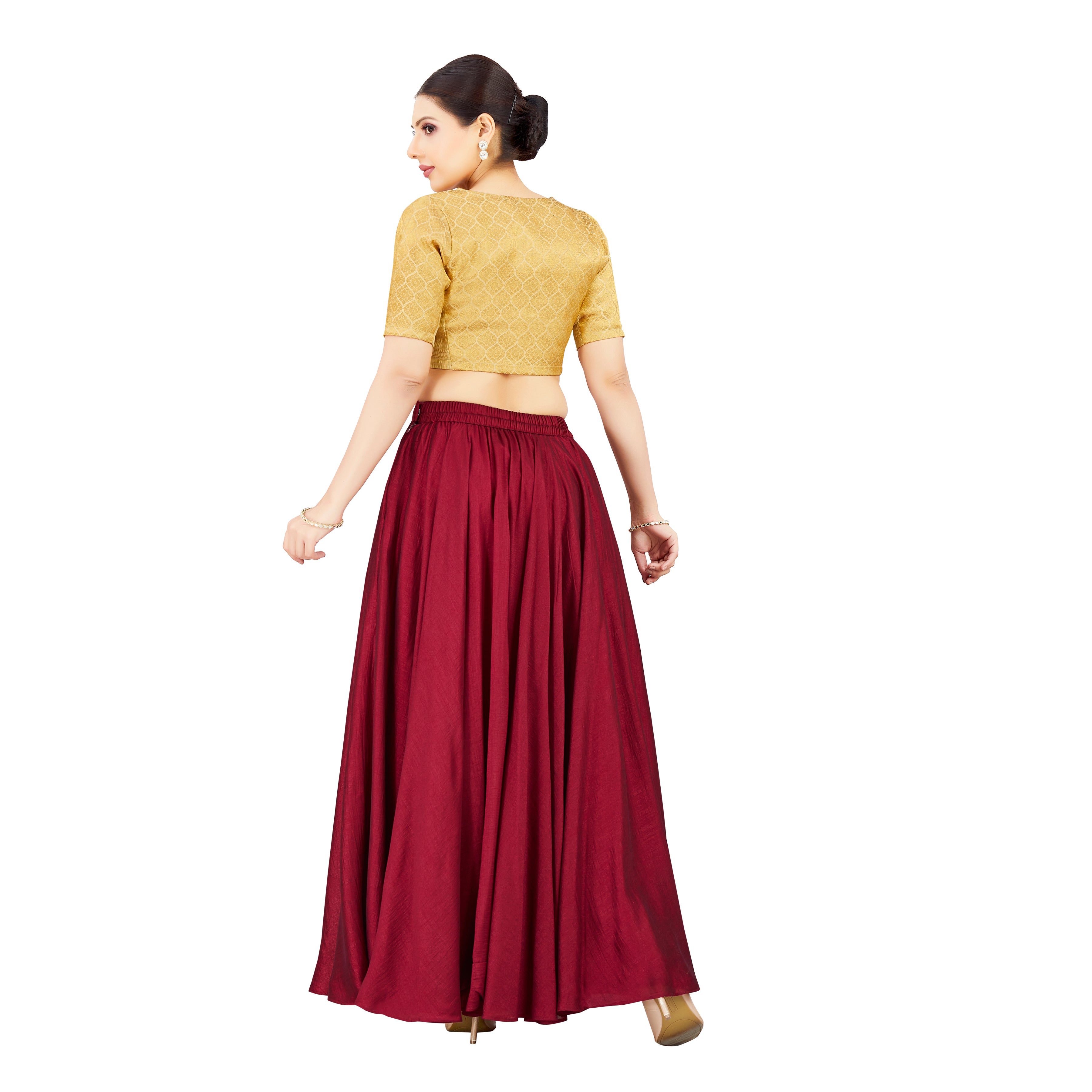 Sara Silk Skirt