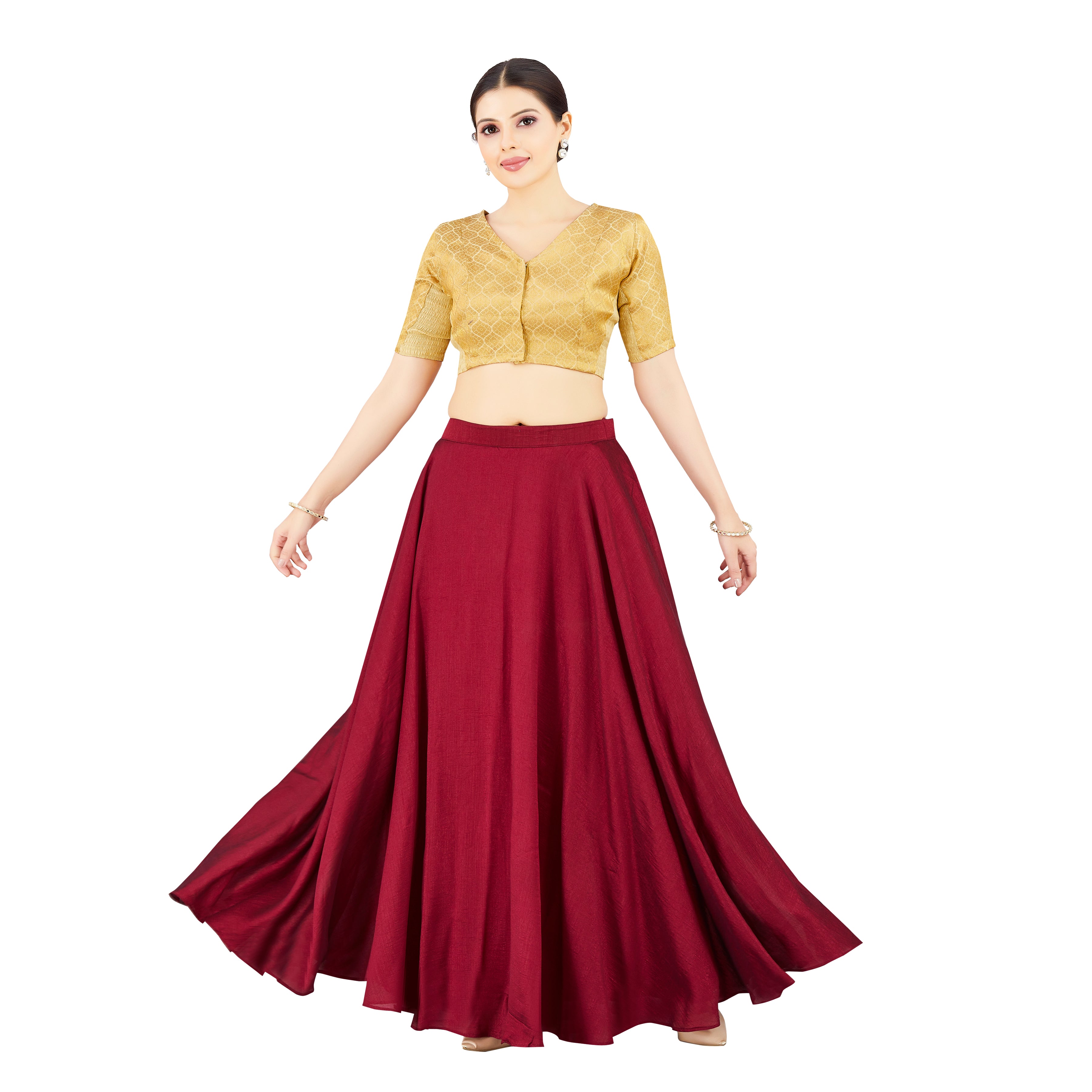 Sara Silk Skirt