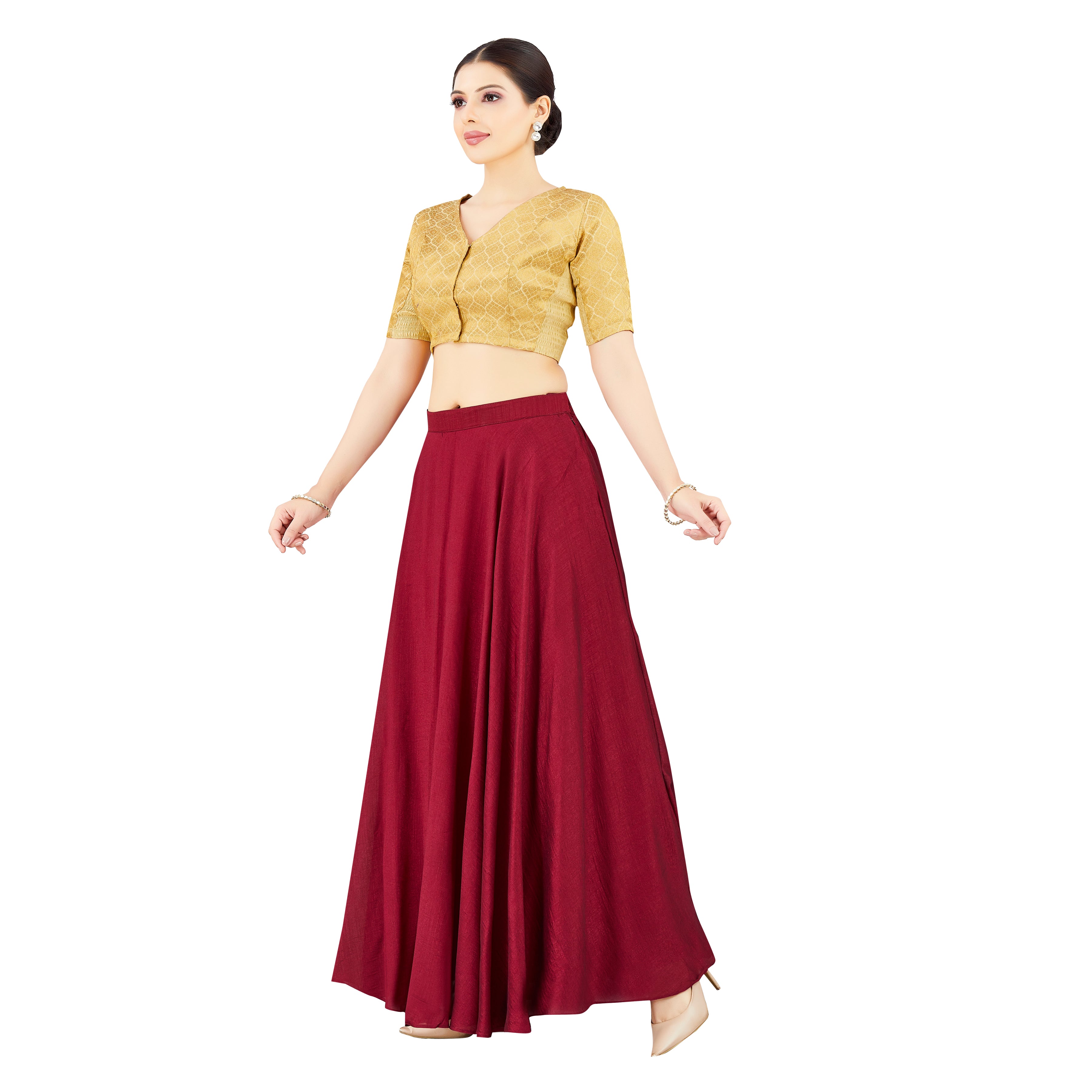 Sara Silk Skirt