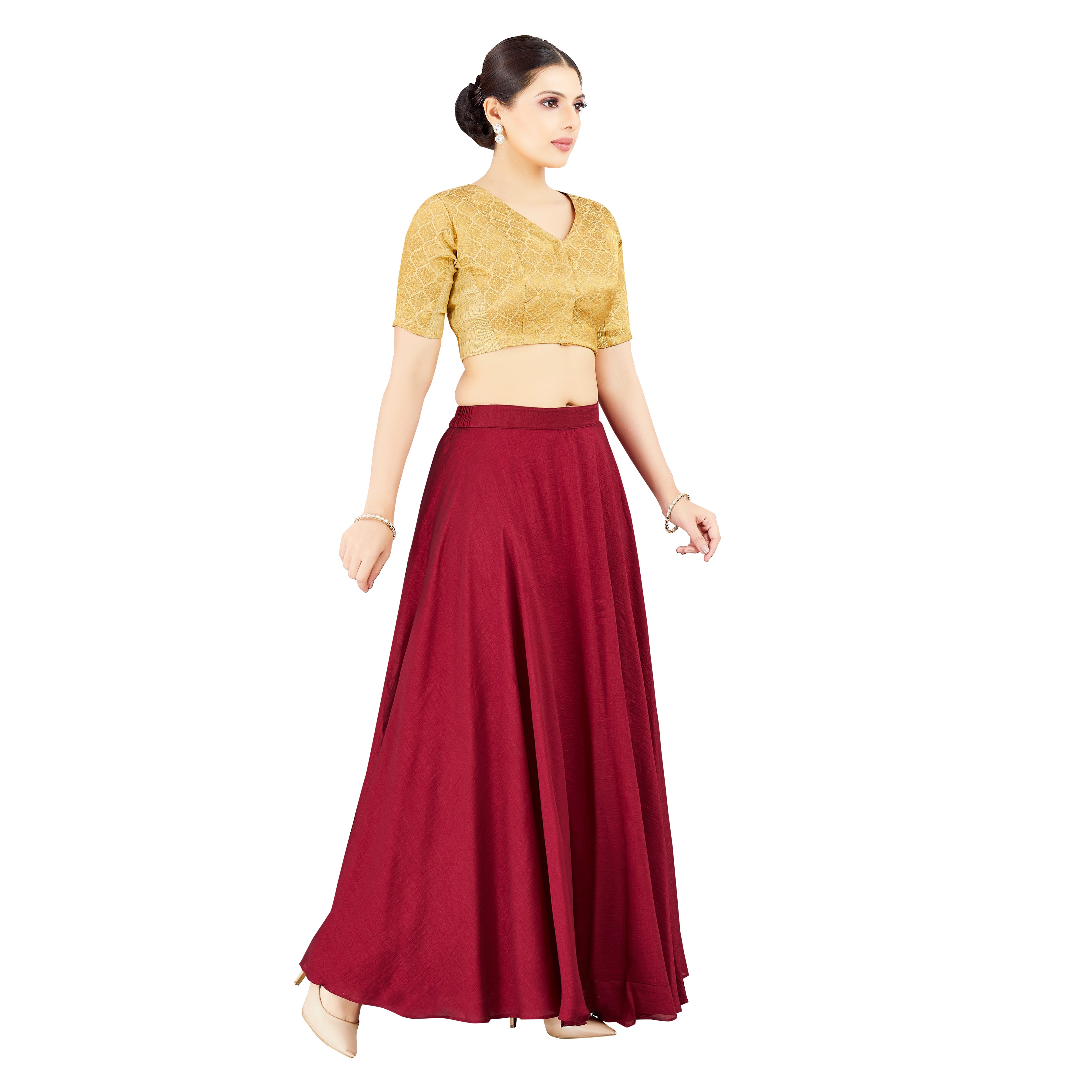 Sara Silk Skirt