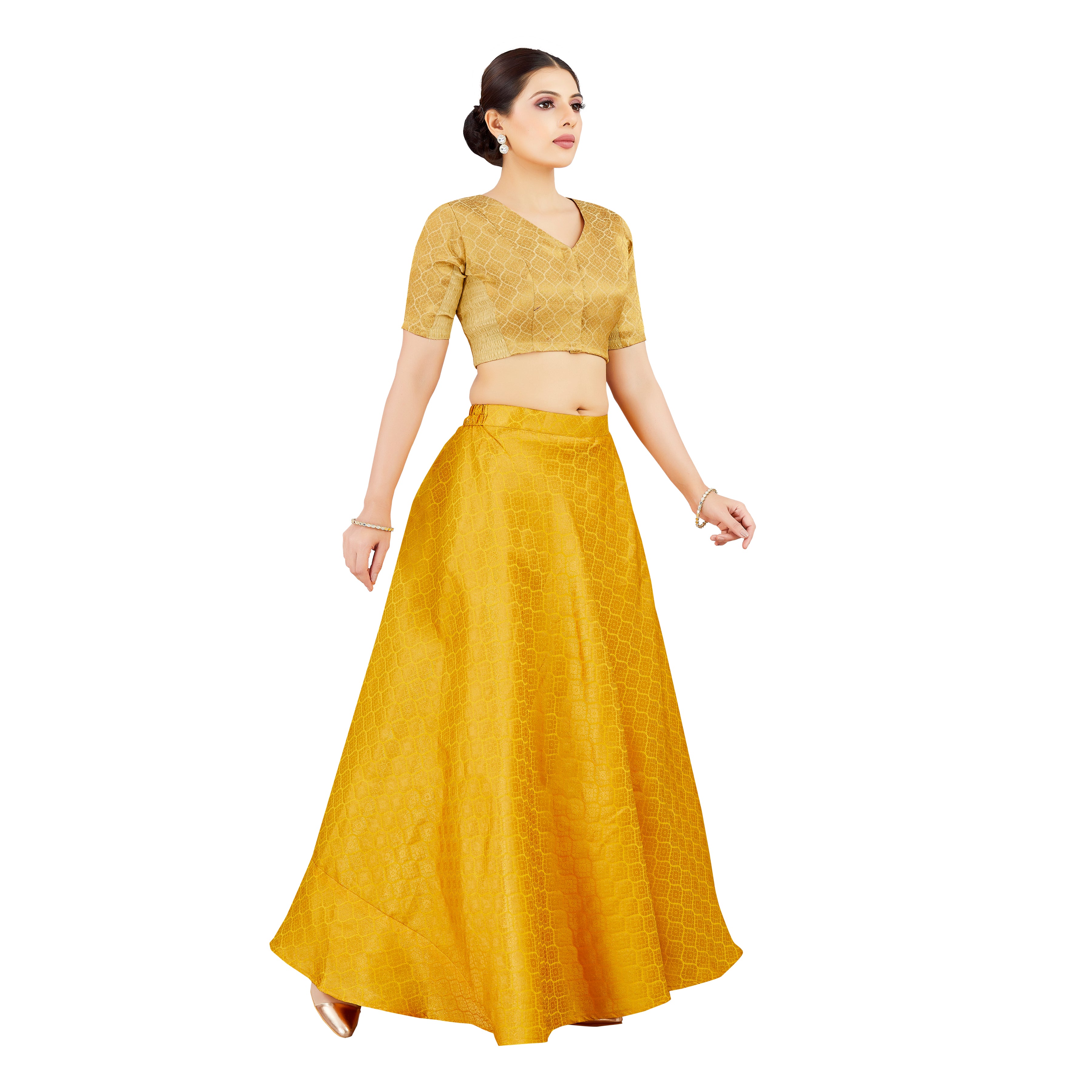 Ladies Brocade Skirt L,XL,2XL