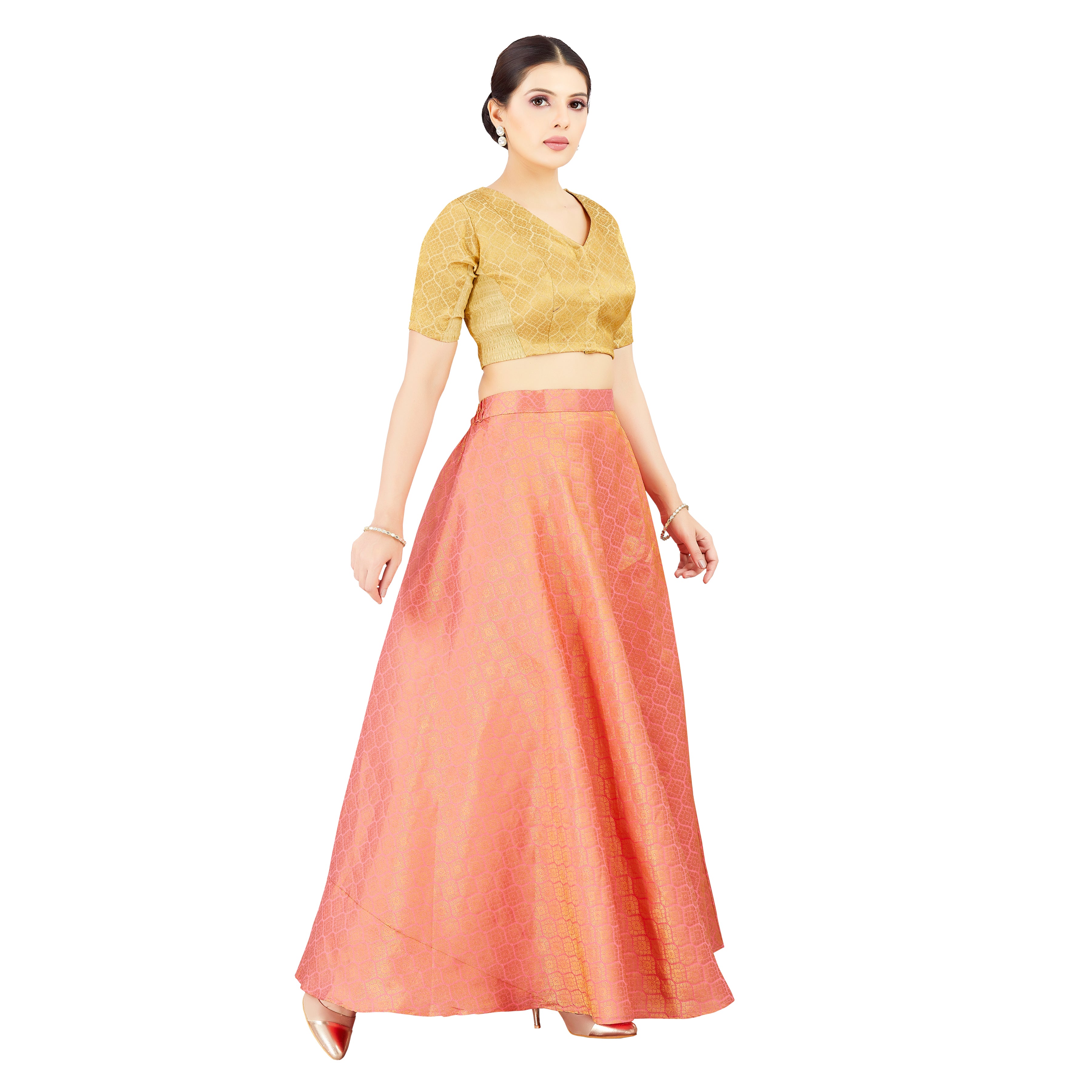 Ladies Brocade Skirt L,XL,2XL