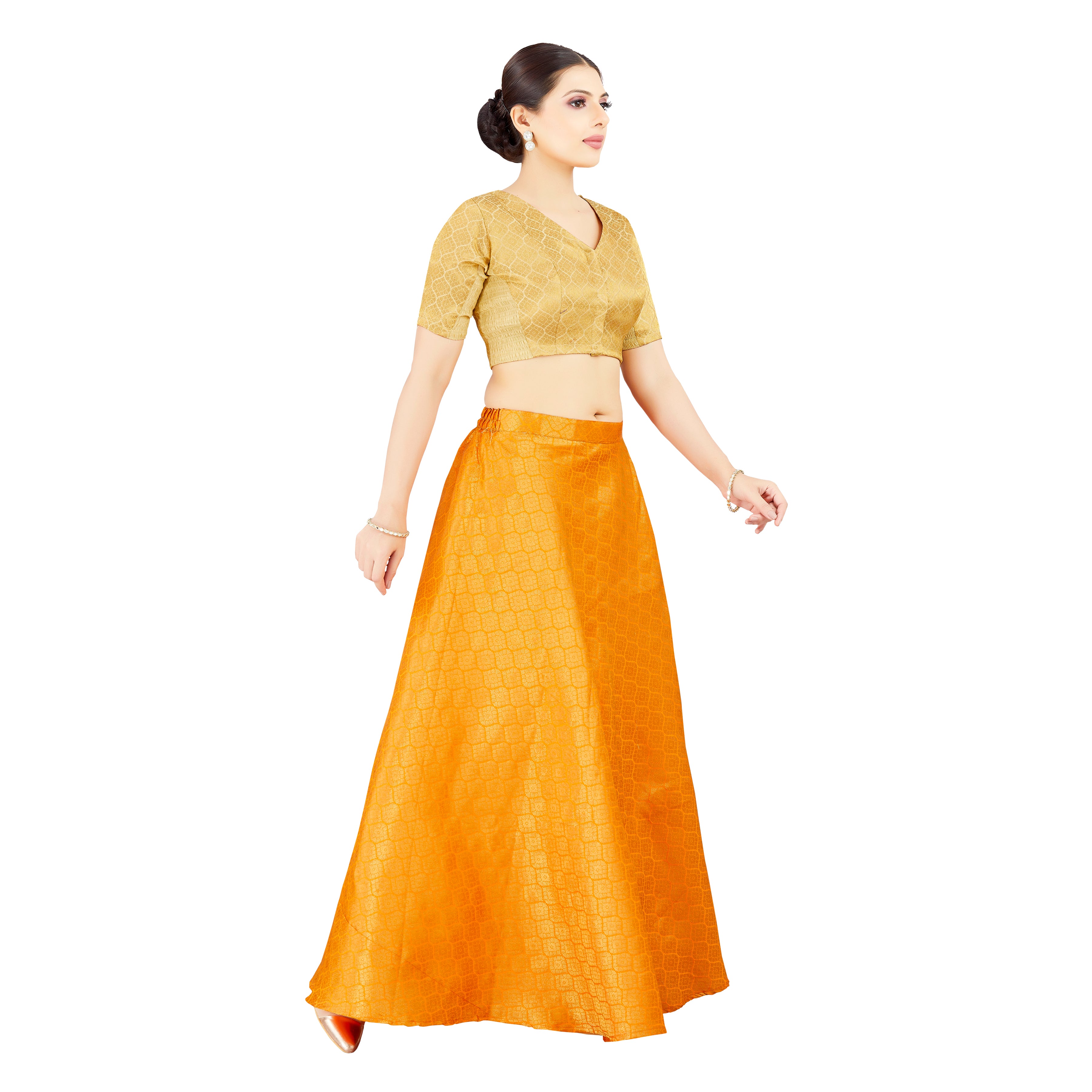 Ladies Brocade Skirt L,XL,2XL