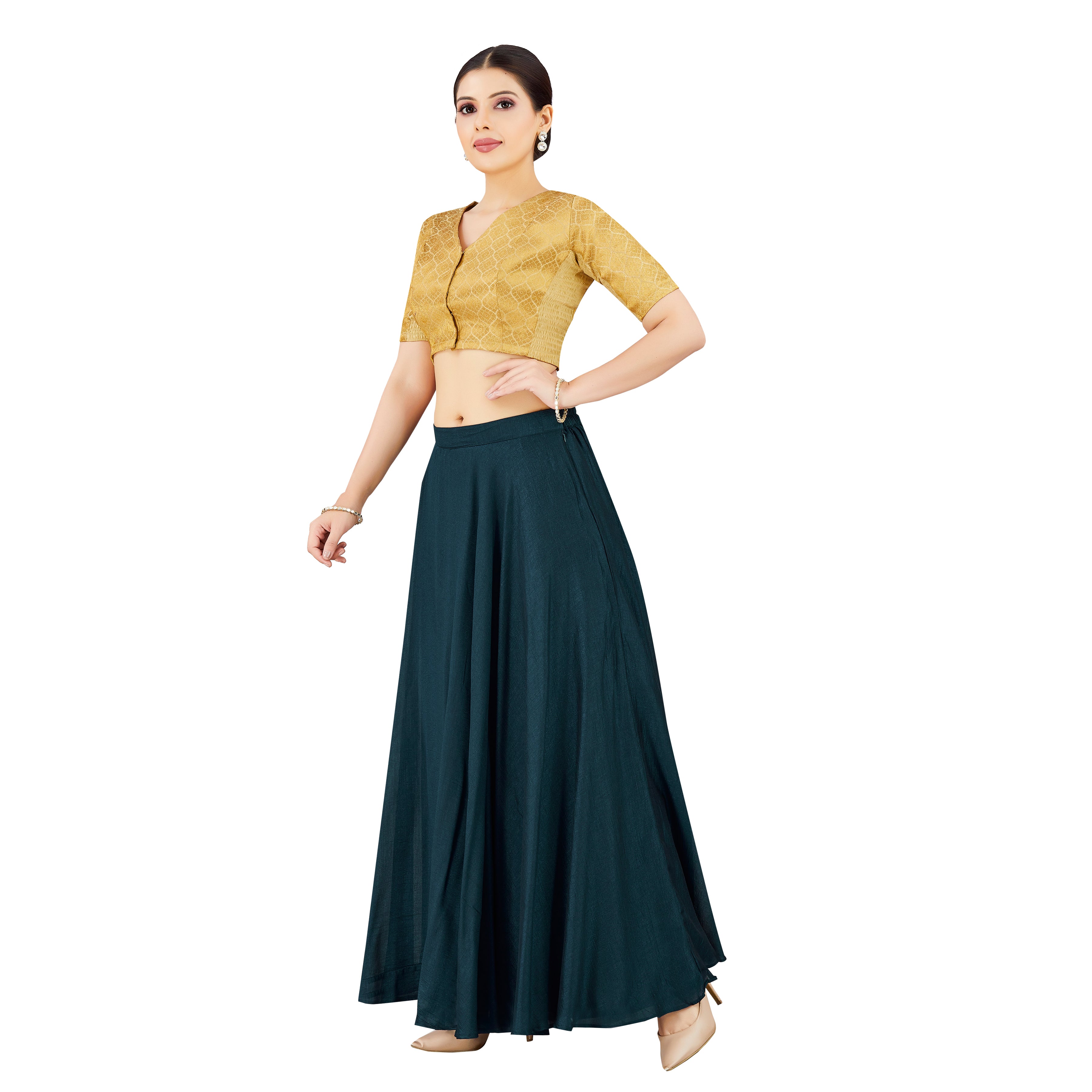 Sara Silk Skirt