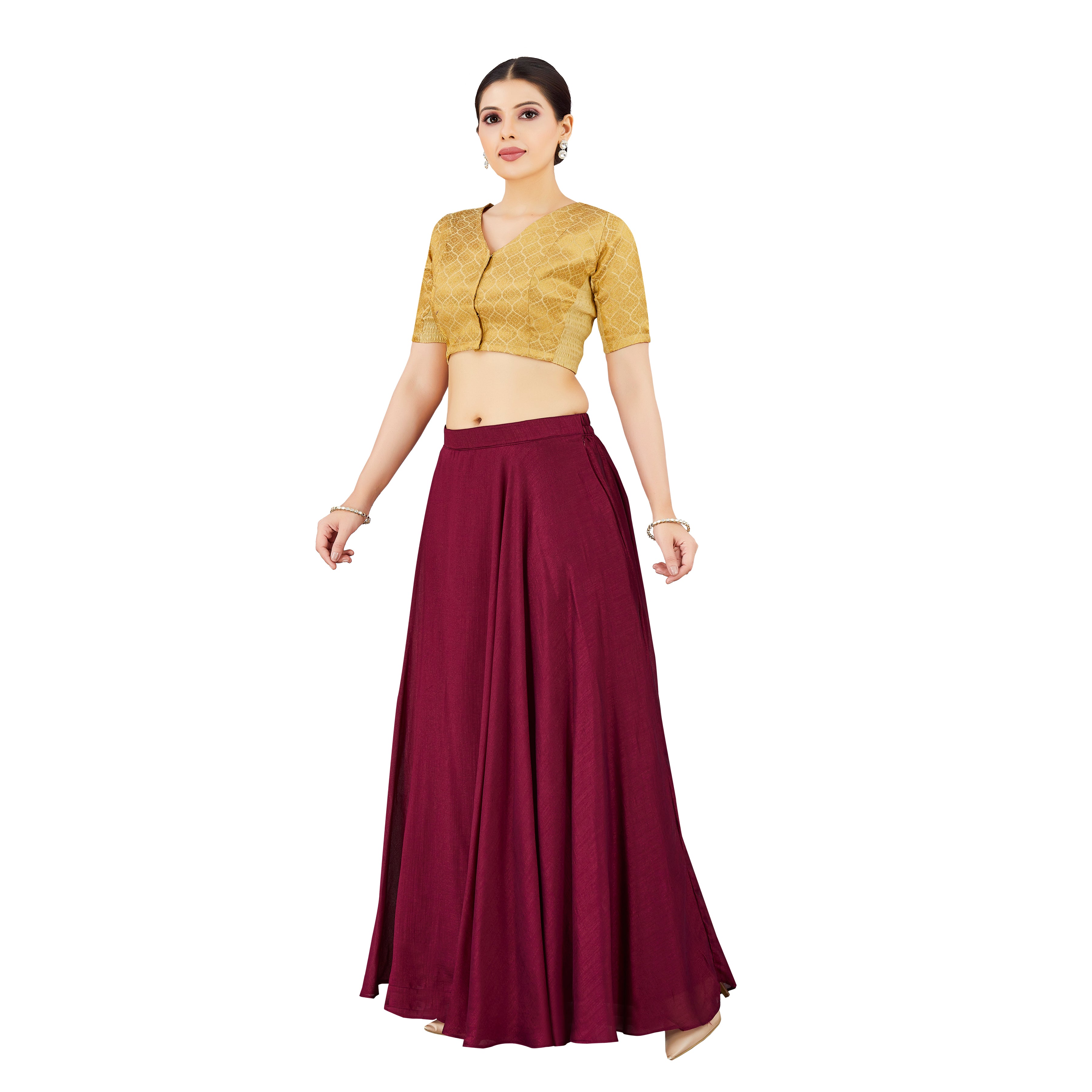 Sara Silk Skirt