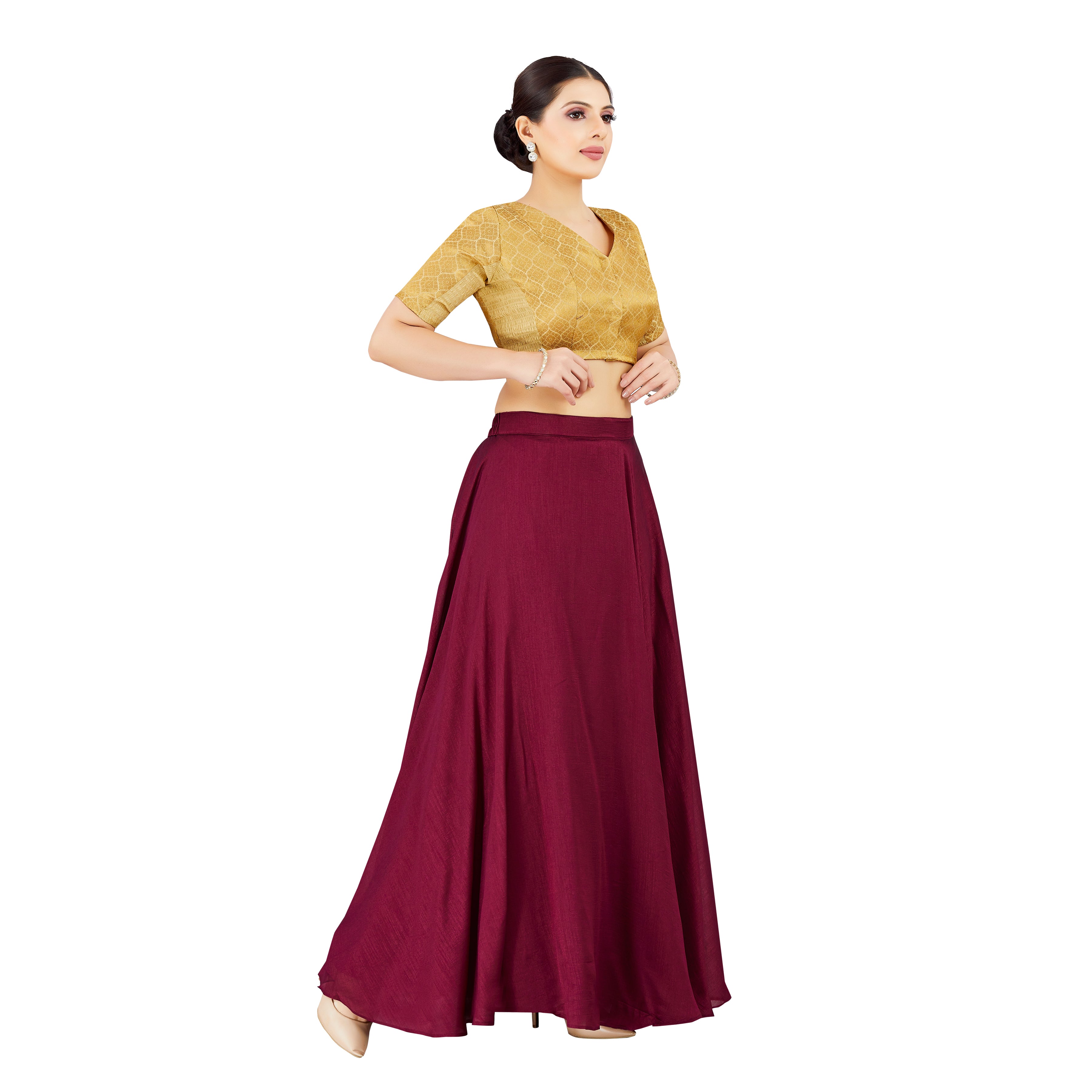 Sara Silk Skirt