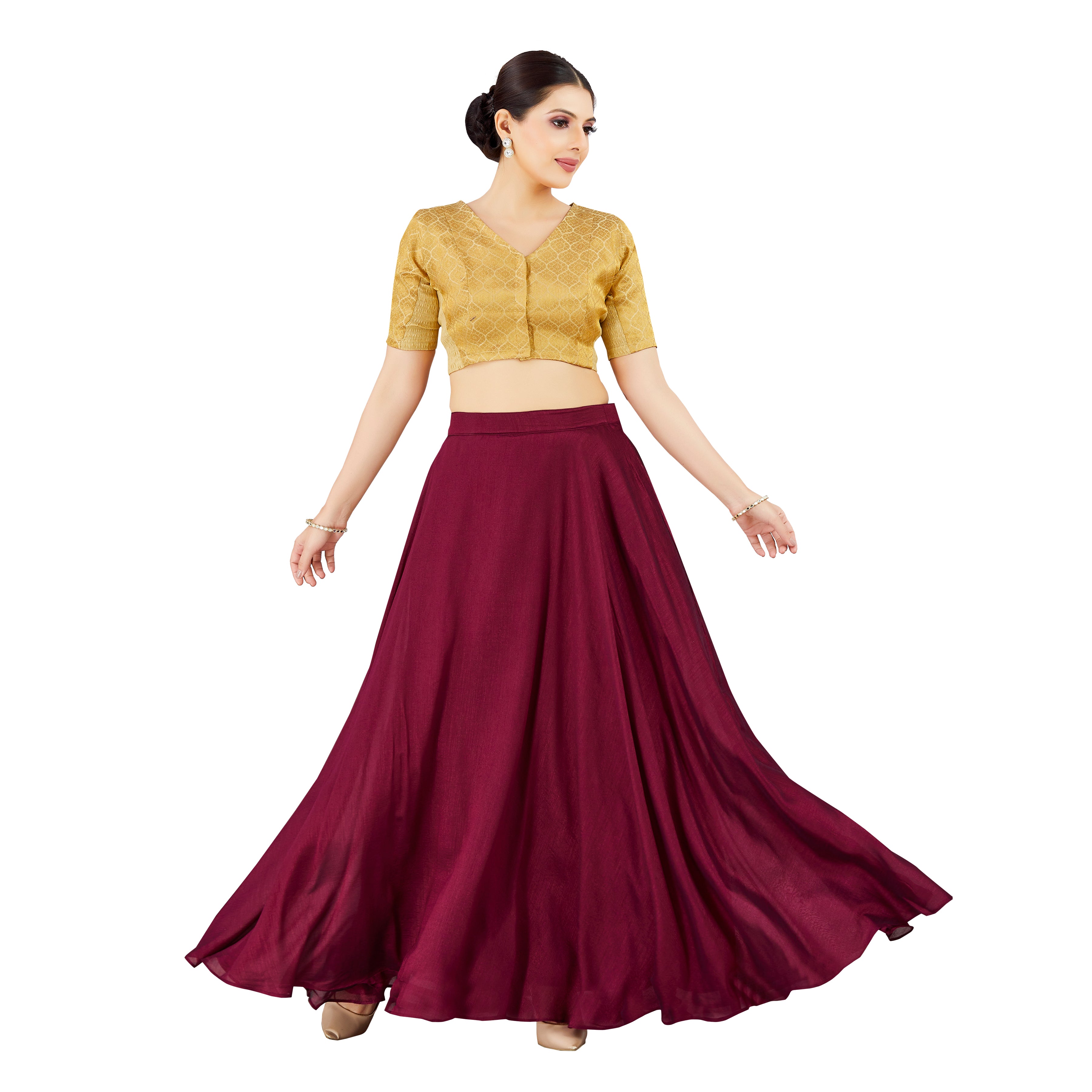 Sara Silk Skirt