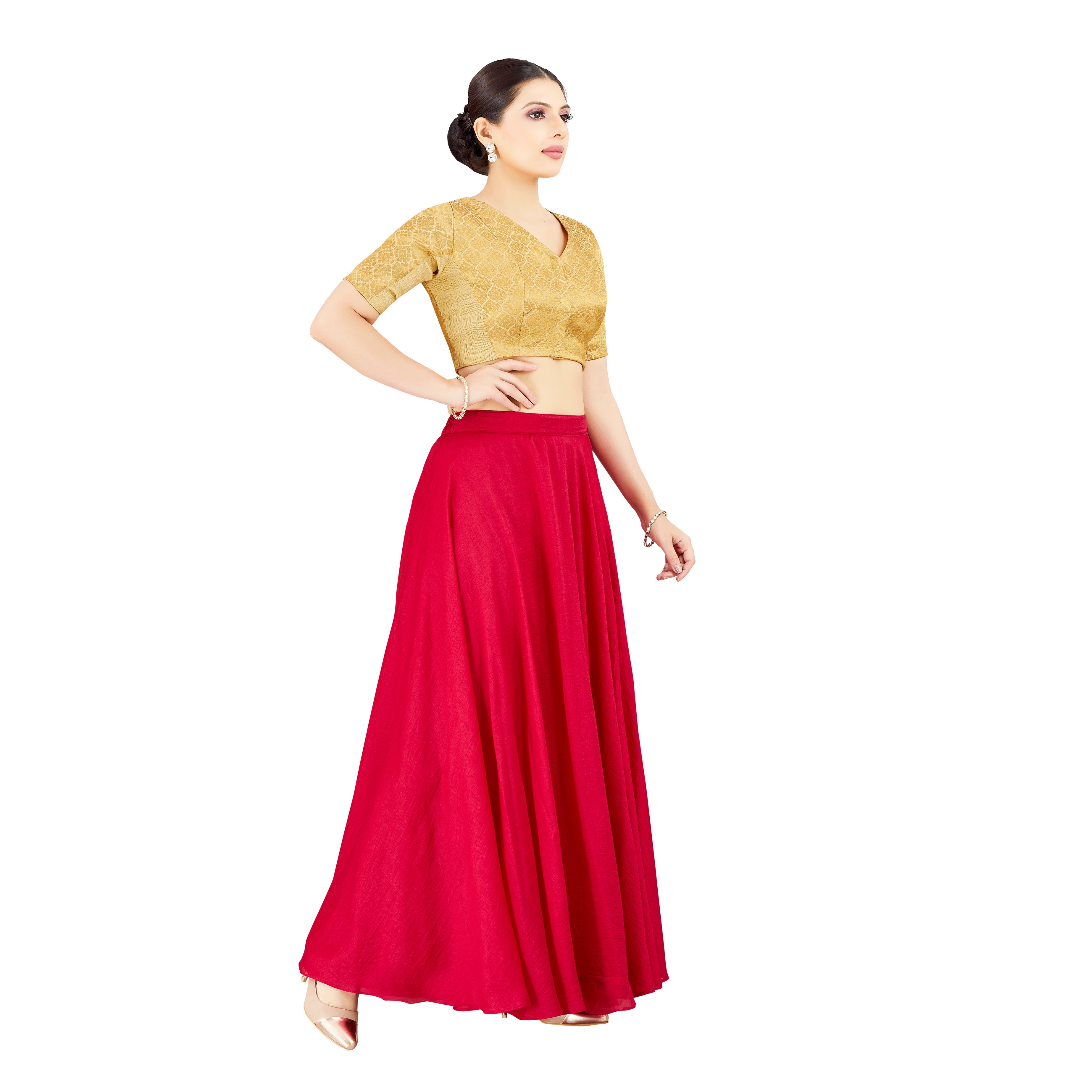 Sara Silk Skirt
