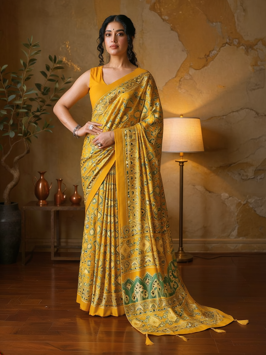 Kreena Silk Printed Saree