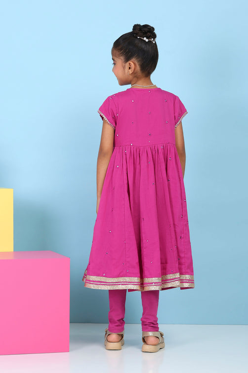 Biba Anarkali Suit Set