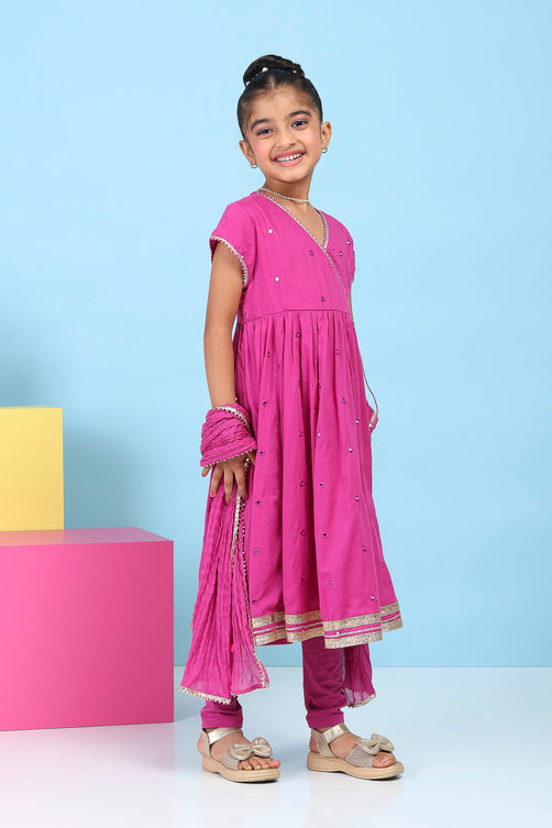 Biba Anarkali Suit Set