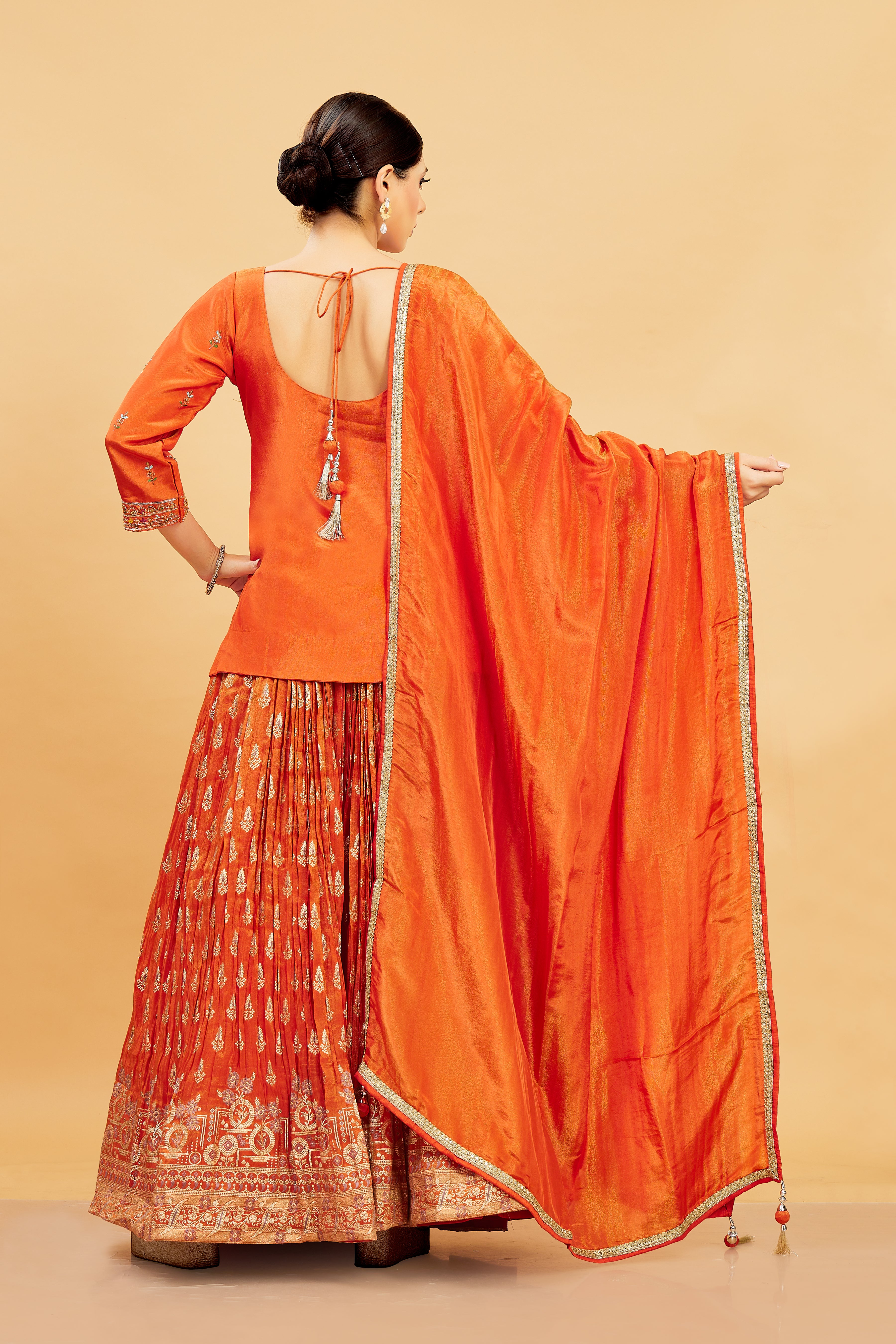 Emi Long Top Lehenga