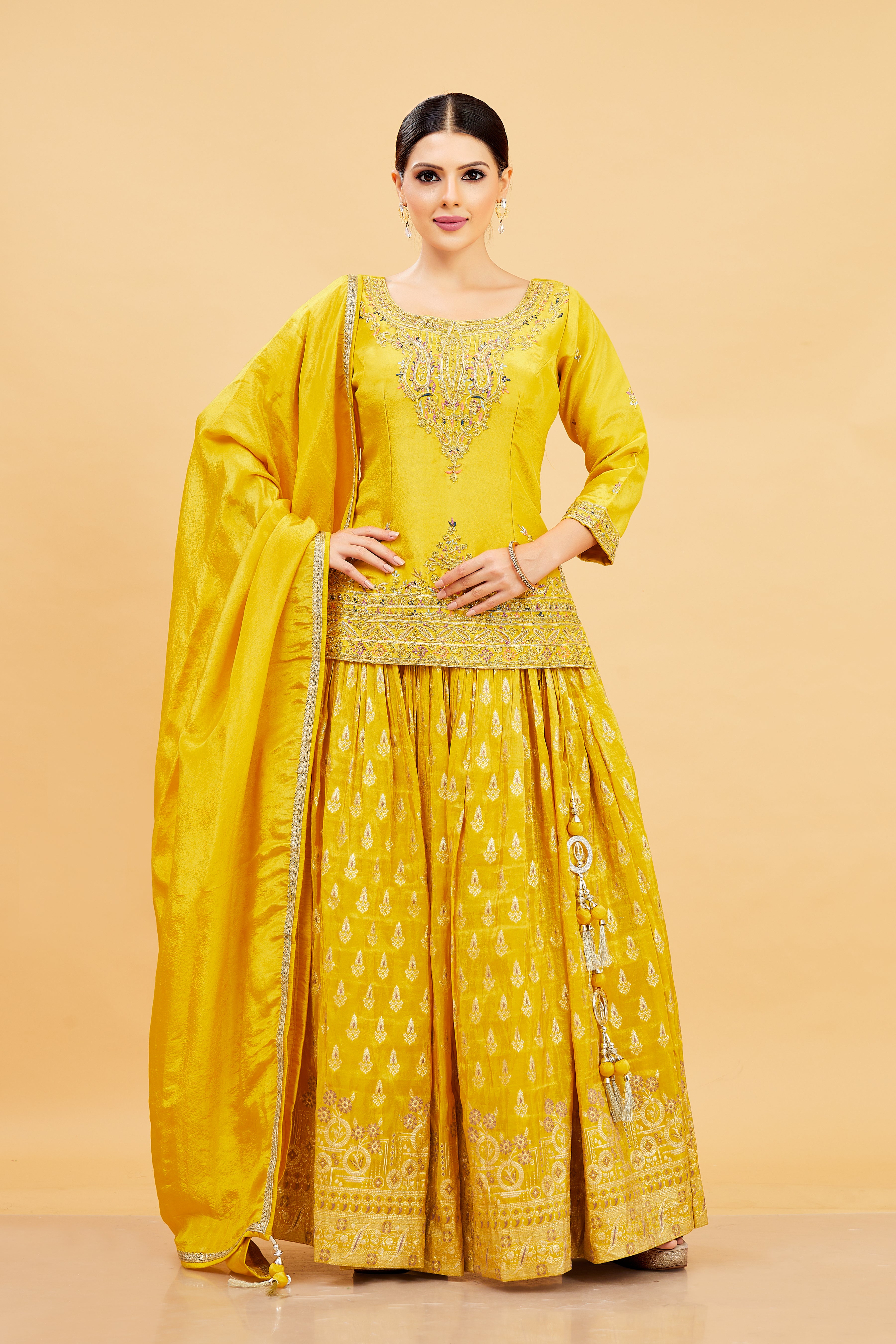 Emi Long Top Lehenga