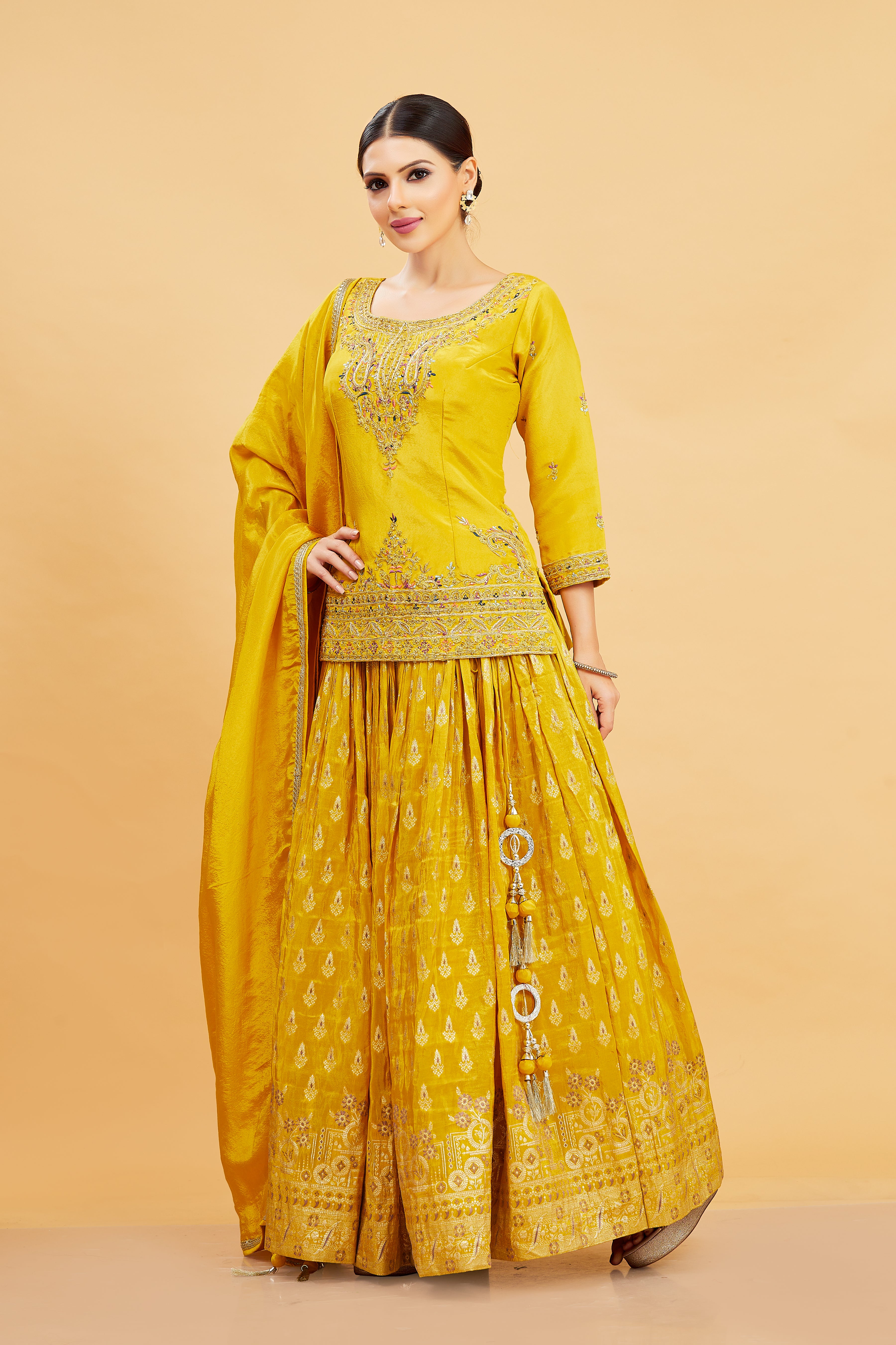 Emi Long Top Lehenga