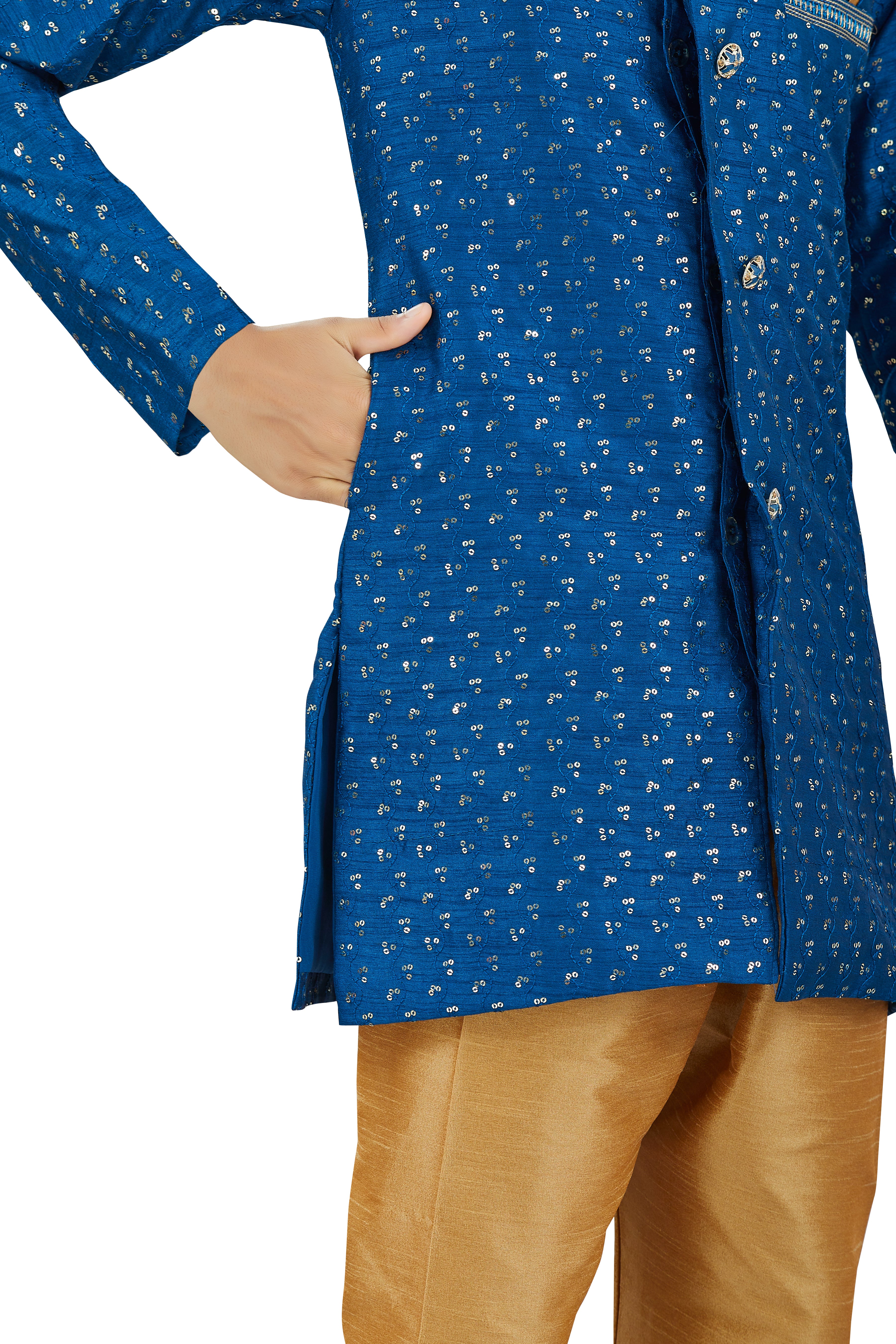 Boys Silk Kurta Set