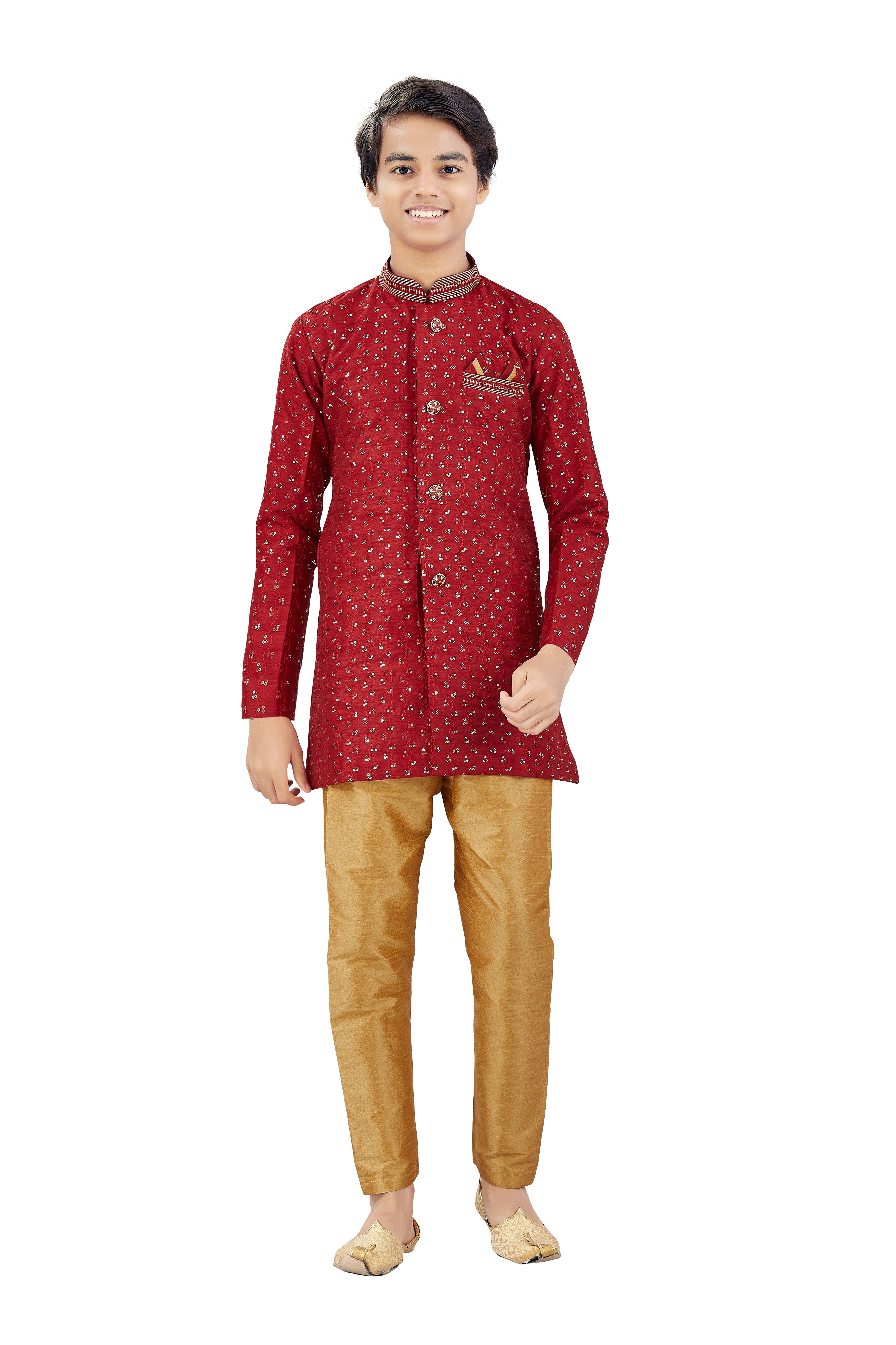 Boys Silk Kurta Set