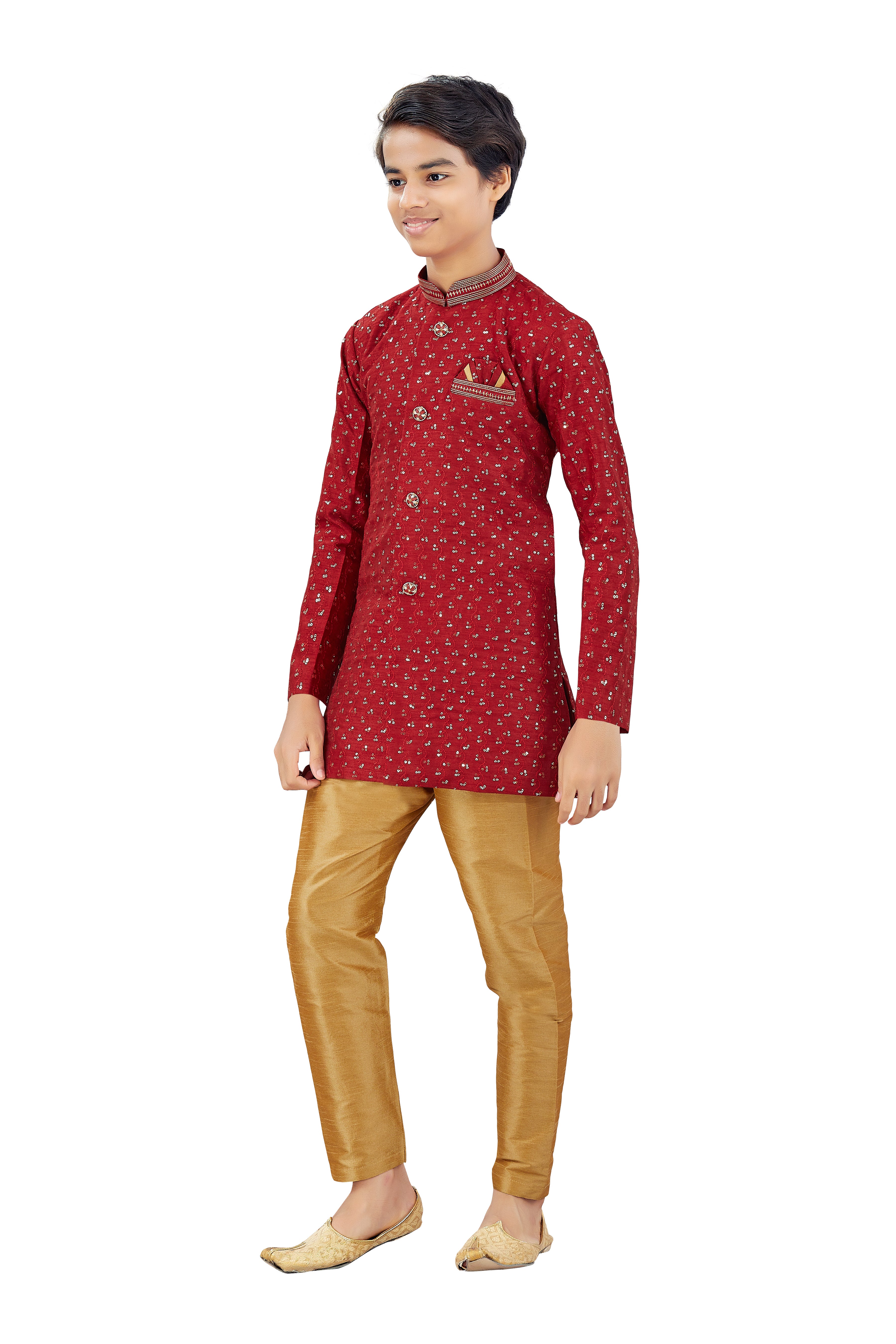Boys Silk Kurta Set