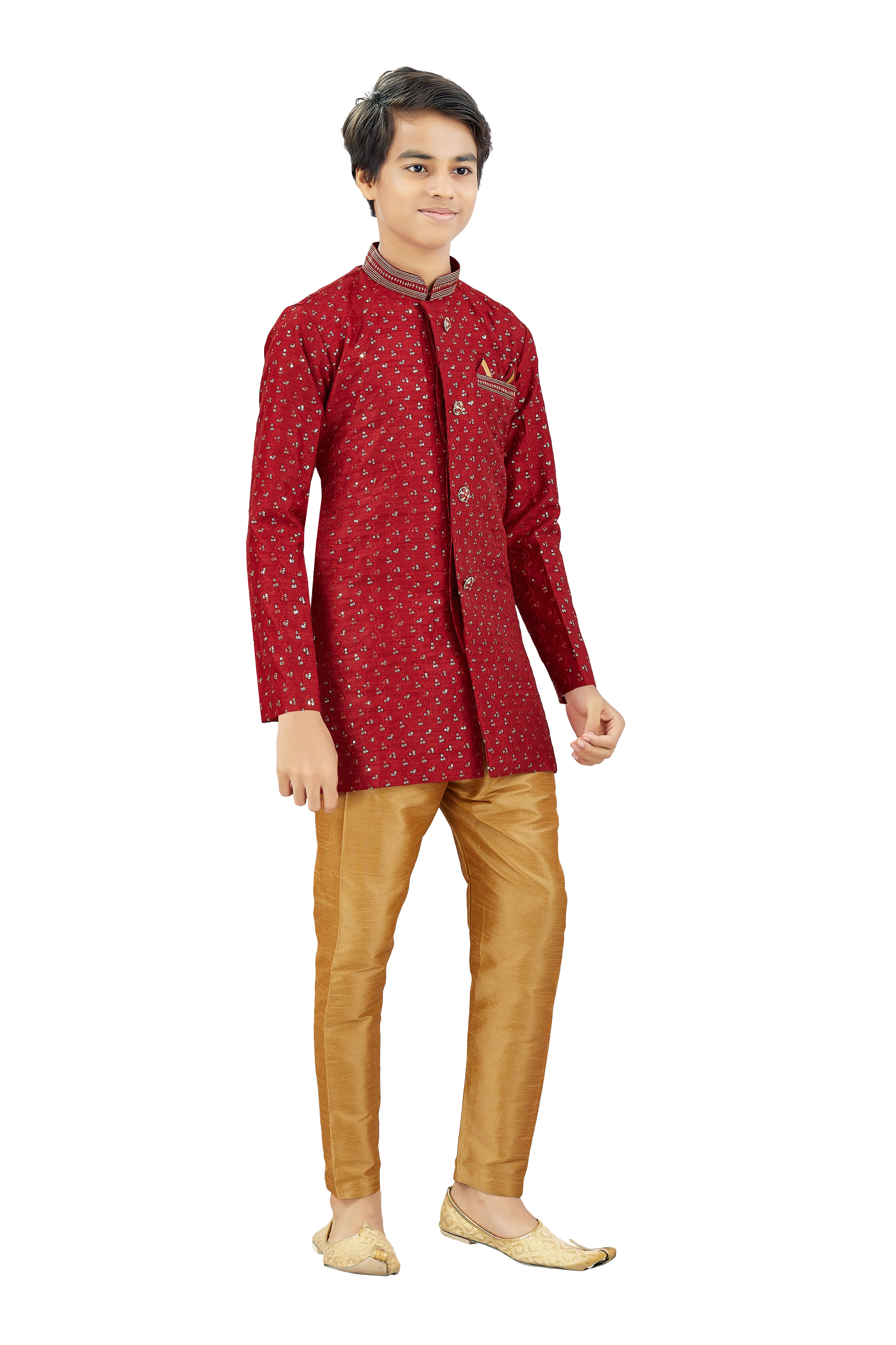 Boys Silk Kurta Set