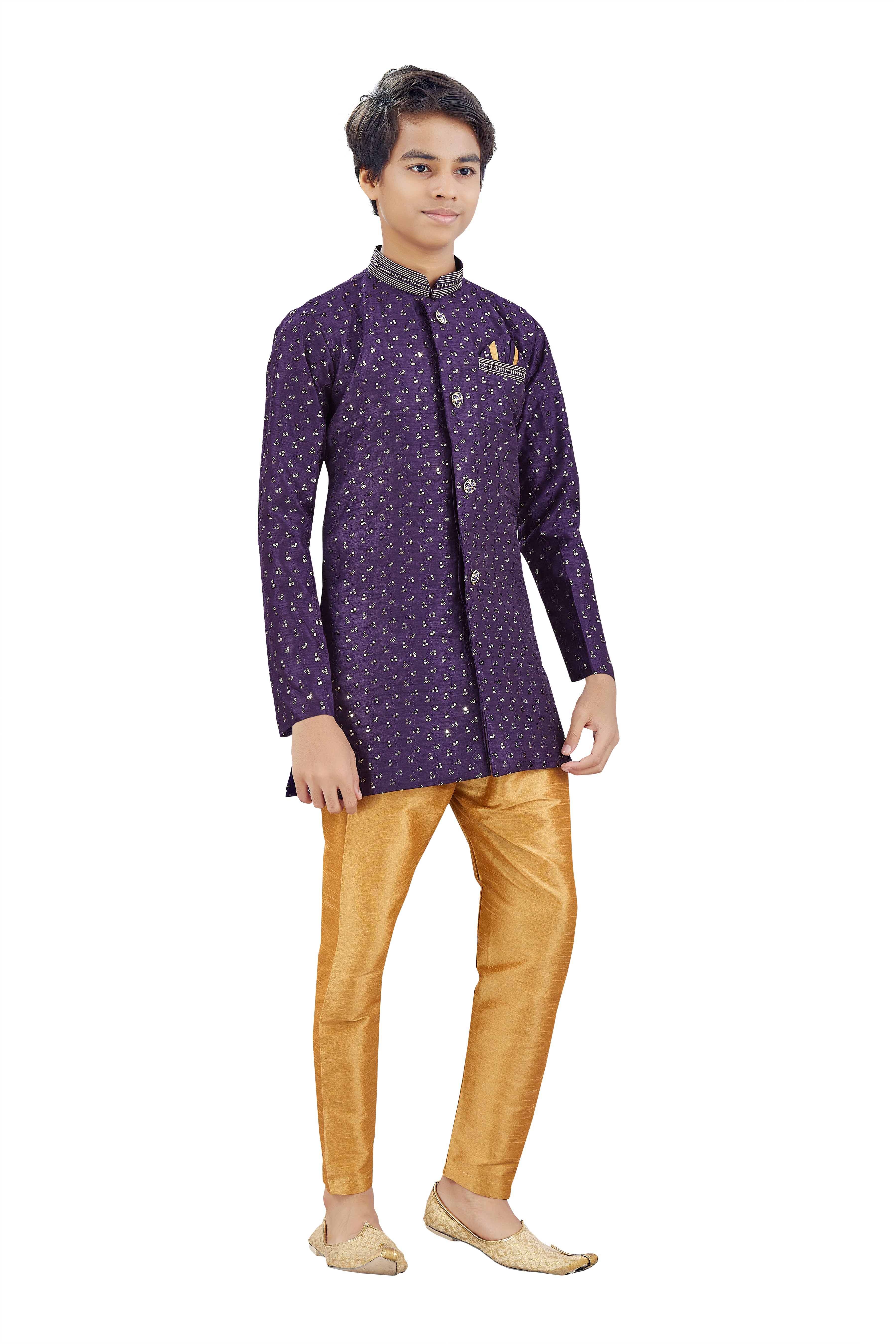 Boys Silk Kurta Set