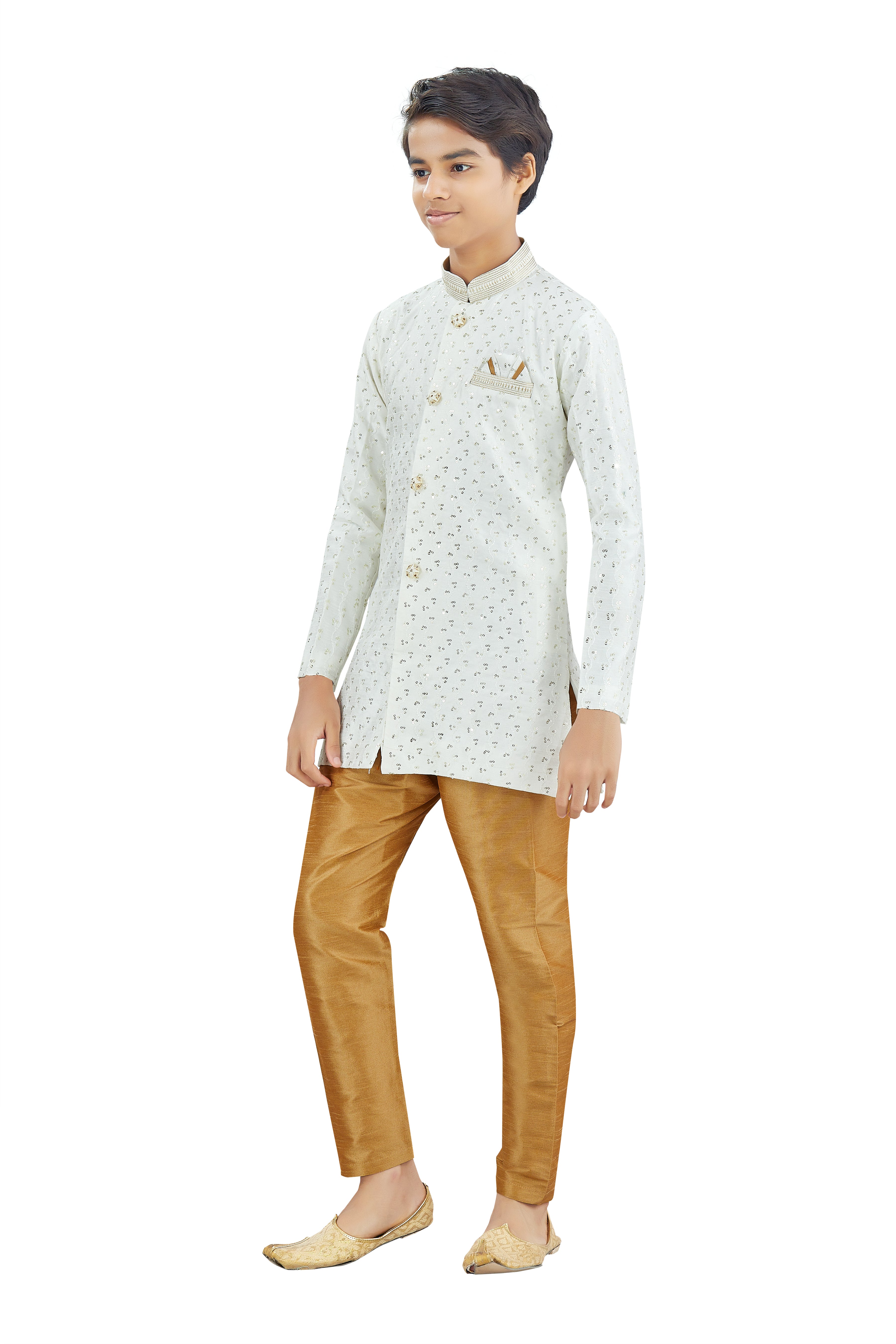 Boys Silk Kurta Set