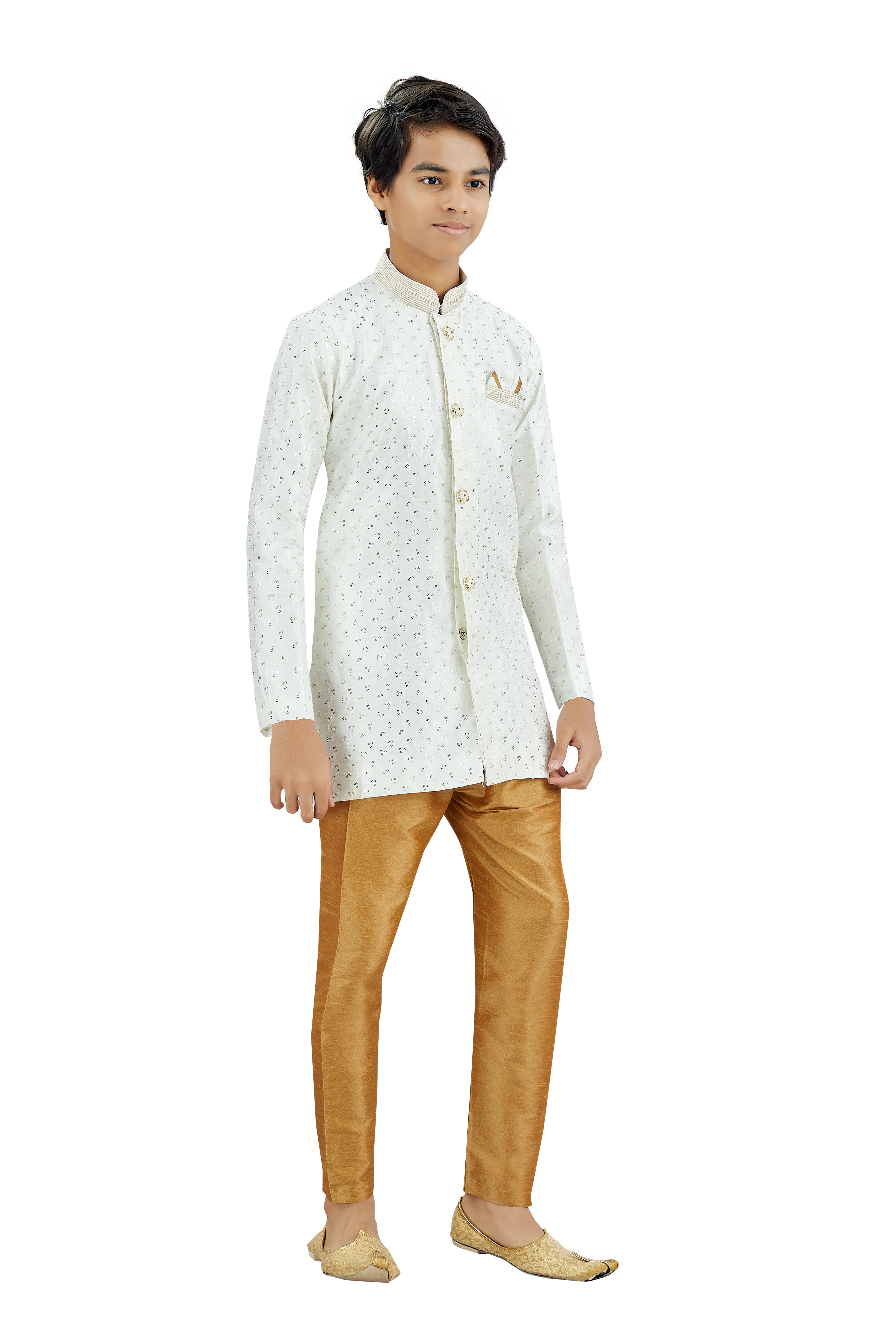 Boys Silk Kurta Set
