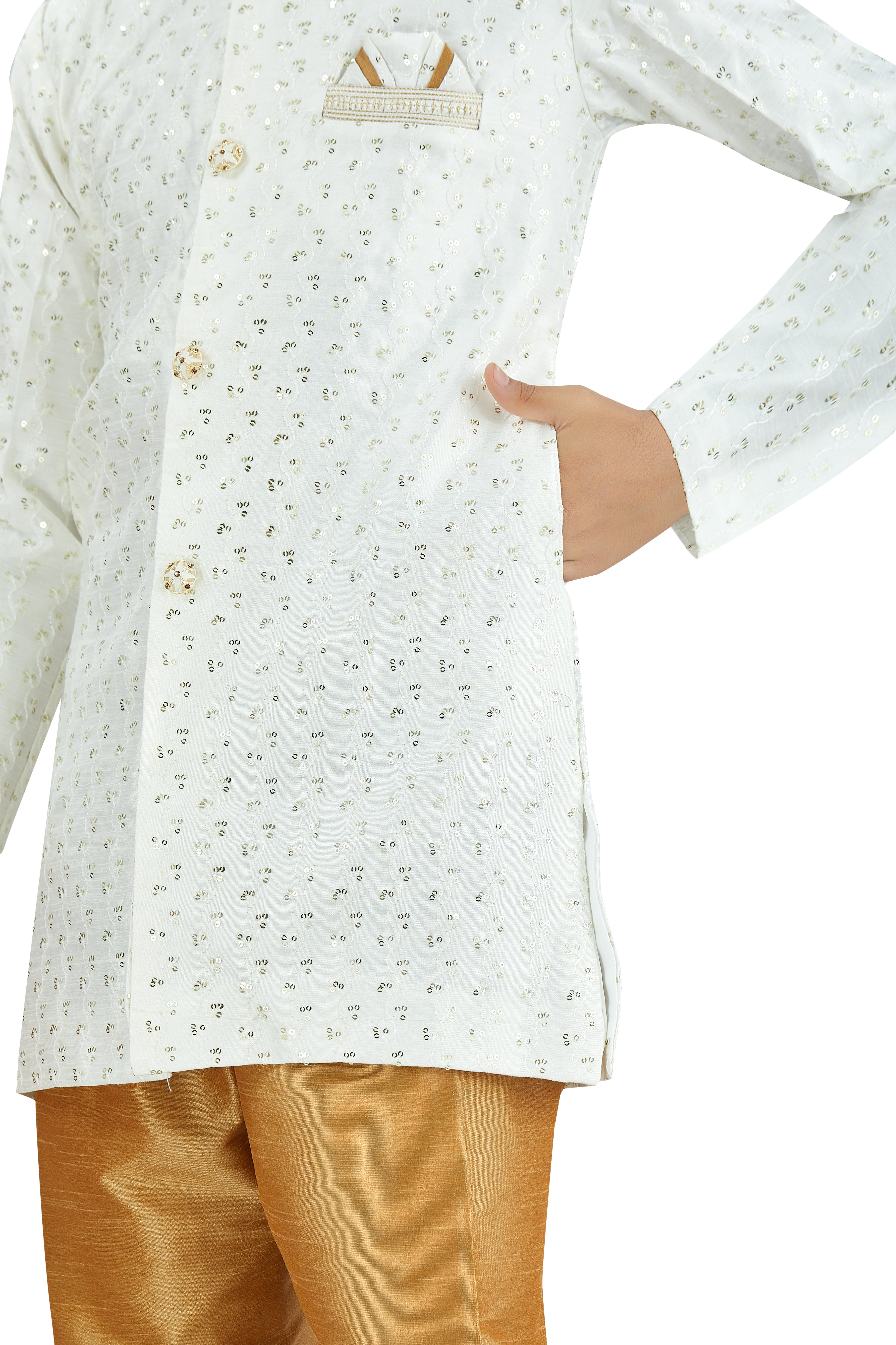 Boys Silk Kurta Set