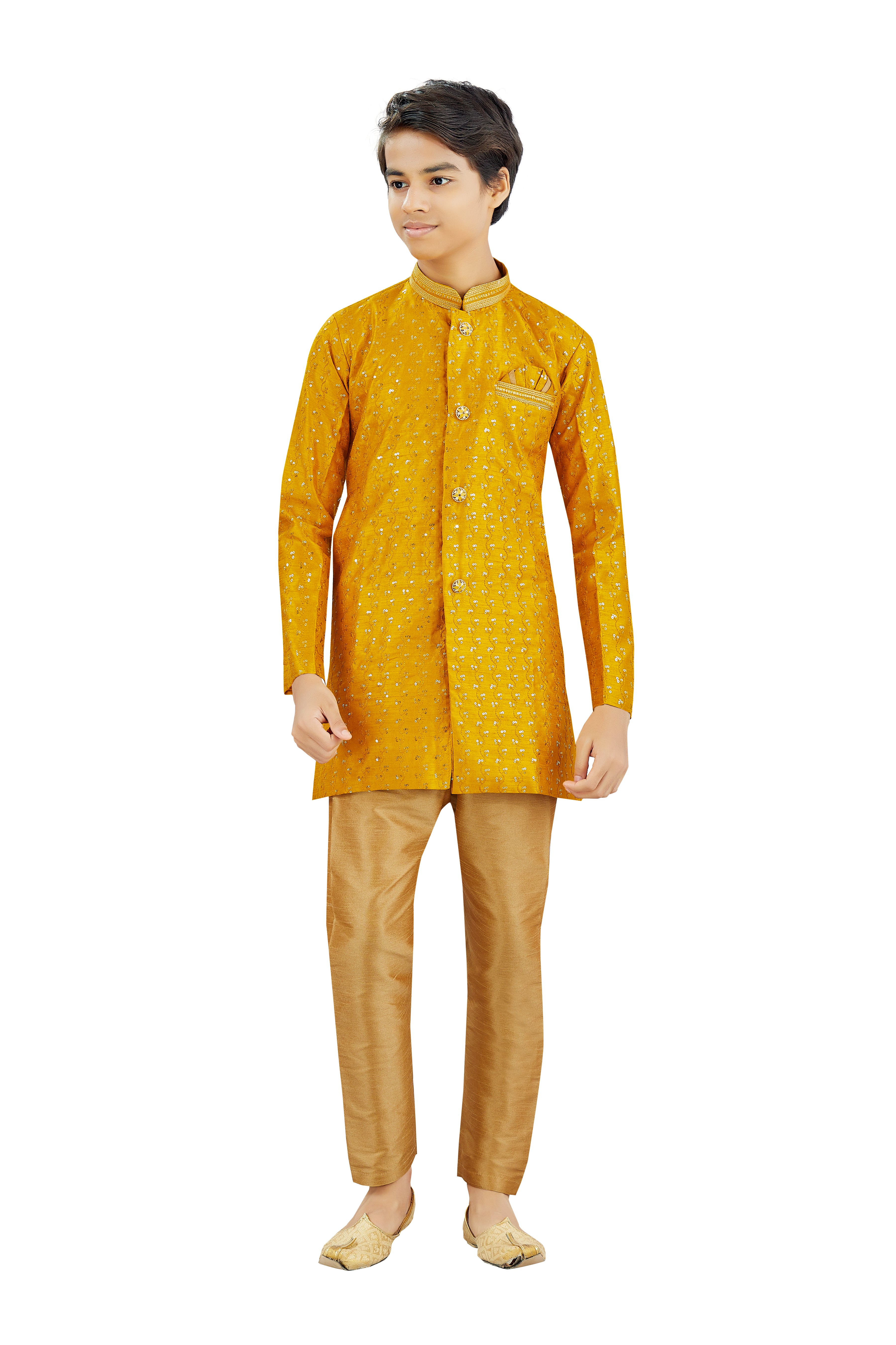 Boys Silk Kurta Set