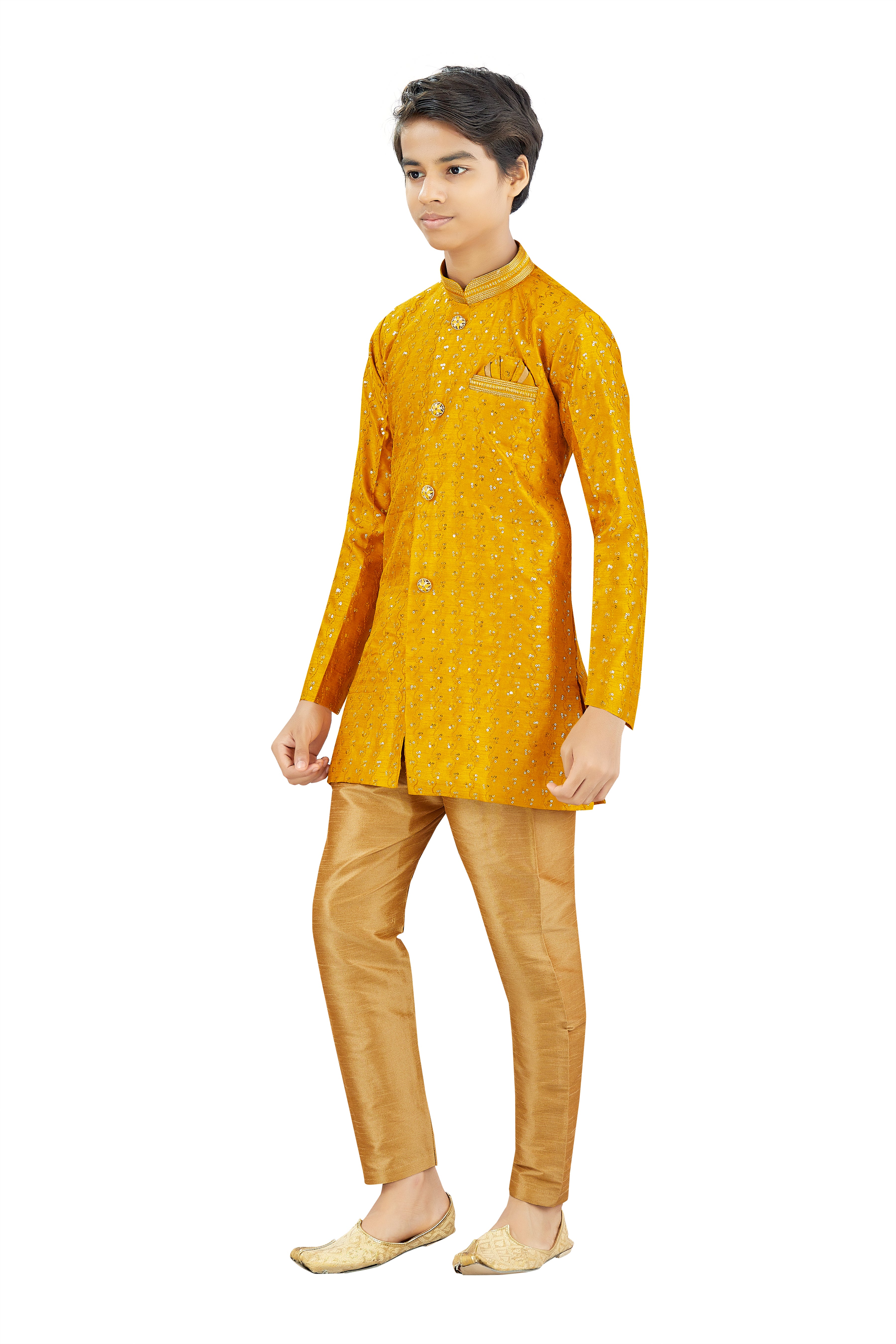 Boys Silk Kurta Set