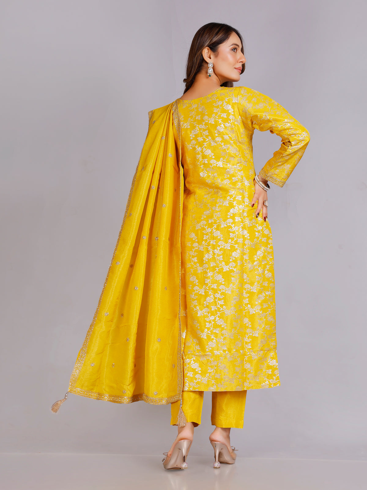 Disha Silk Straight Suit