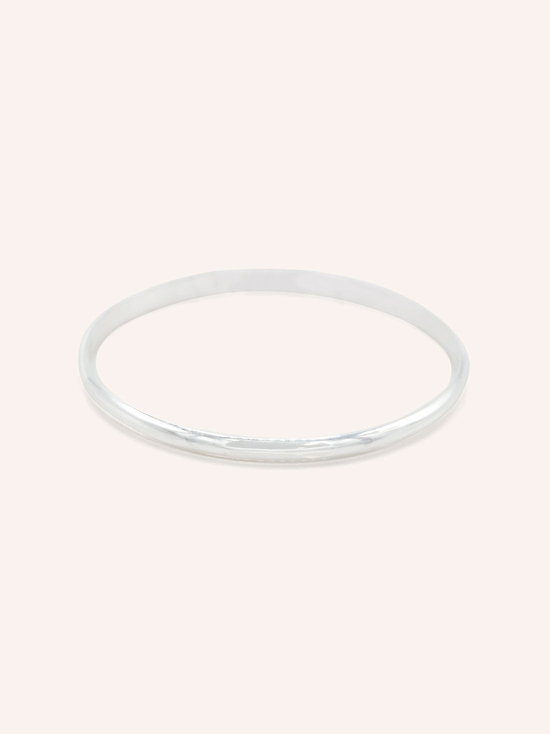 Sterling Silver Plain Bangle