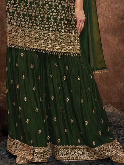 Udita Silk Gharara Set