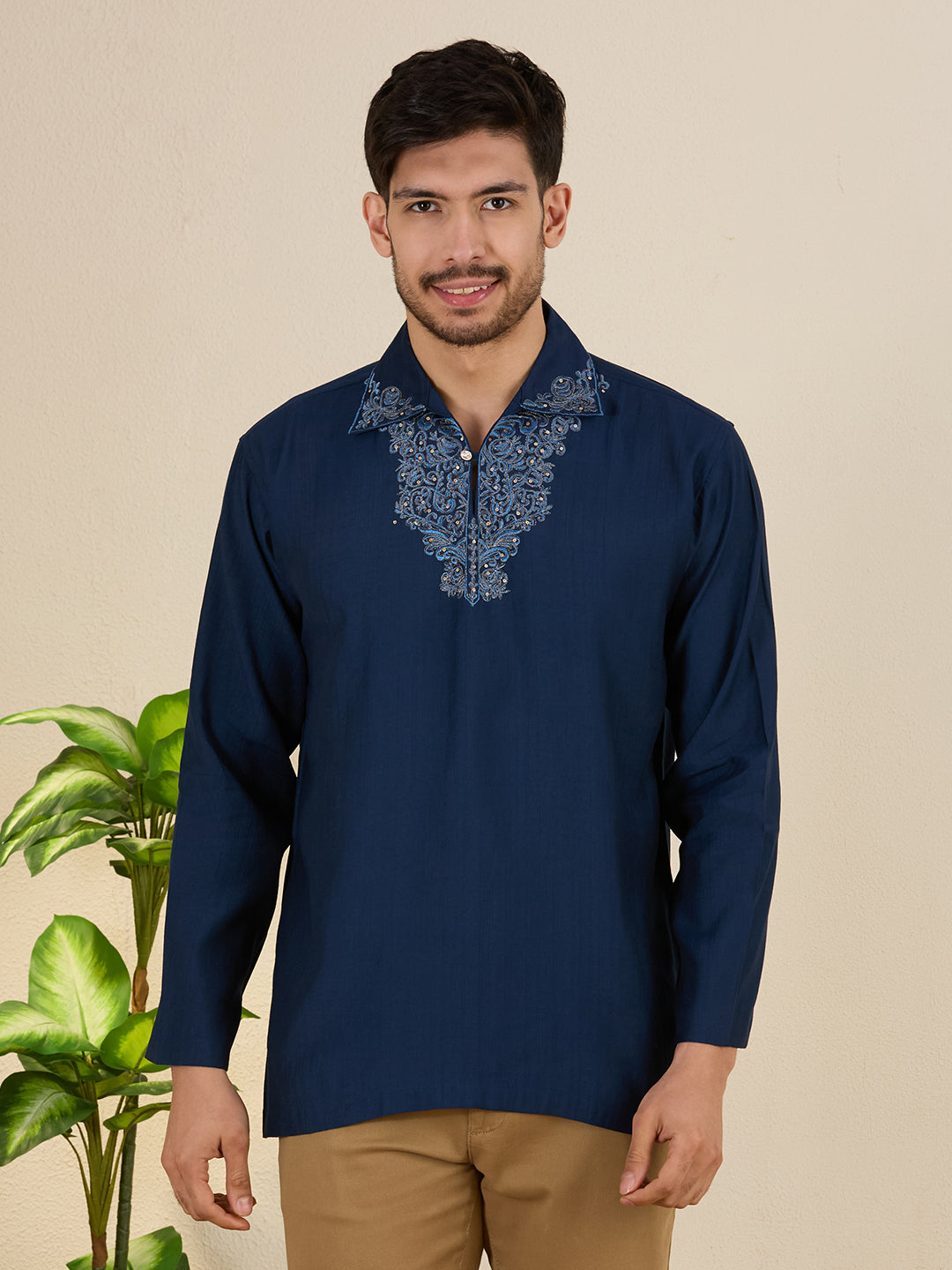 Mens Embroidered Kurta